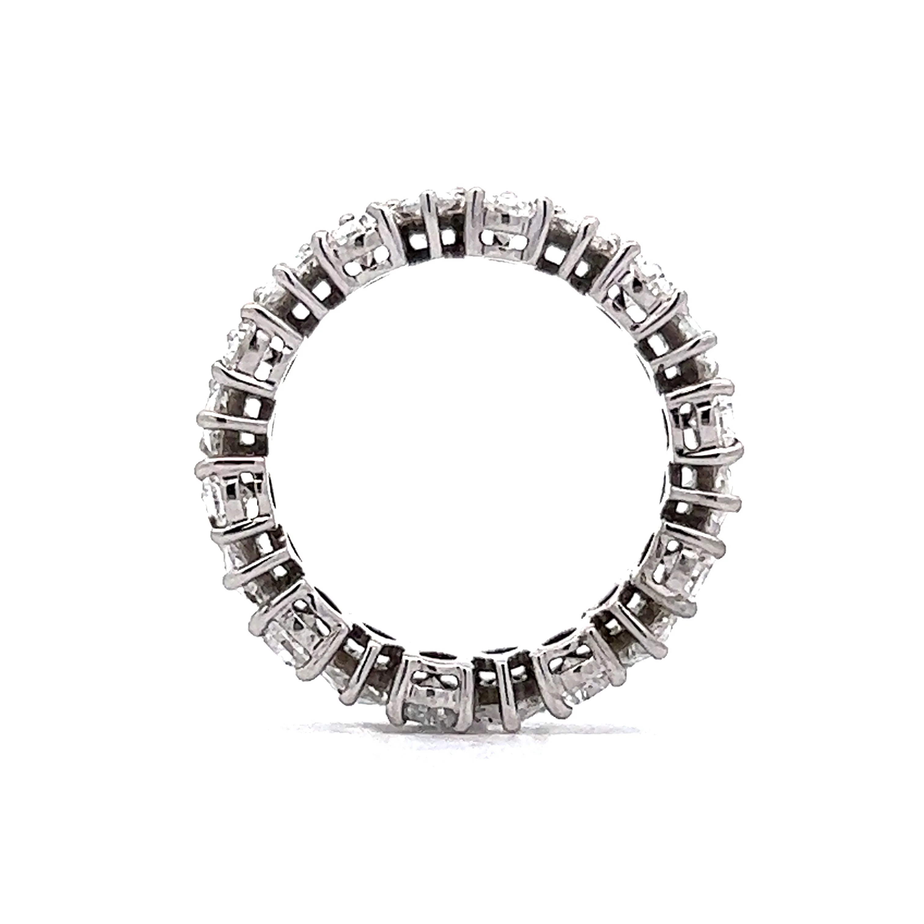 Pear Cut Diamond Eternity Band in 18k White Gold - Image 4