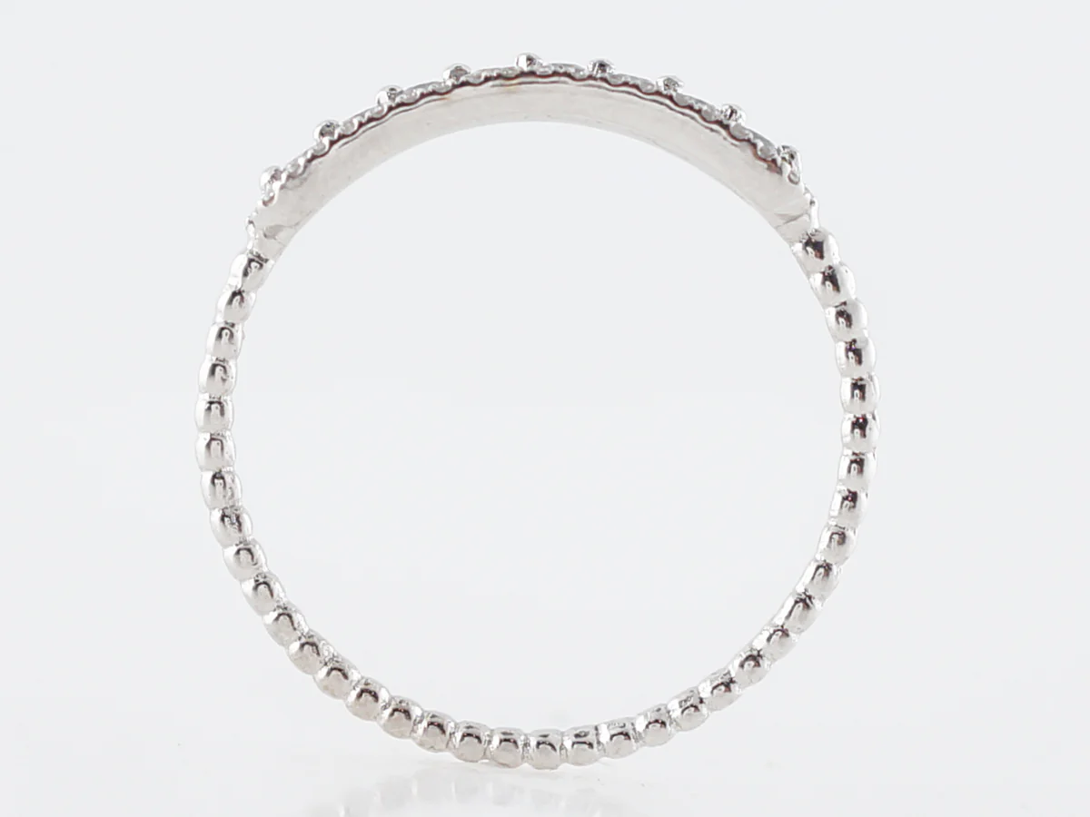 Petit Diamond Right Hand Ring in White Gold - Image 4