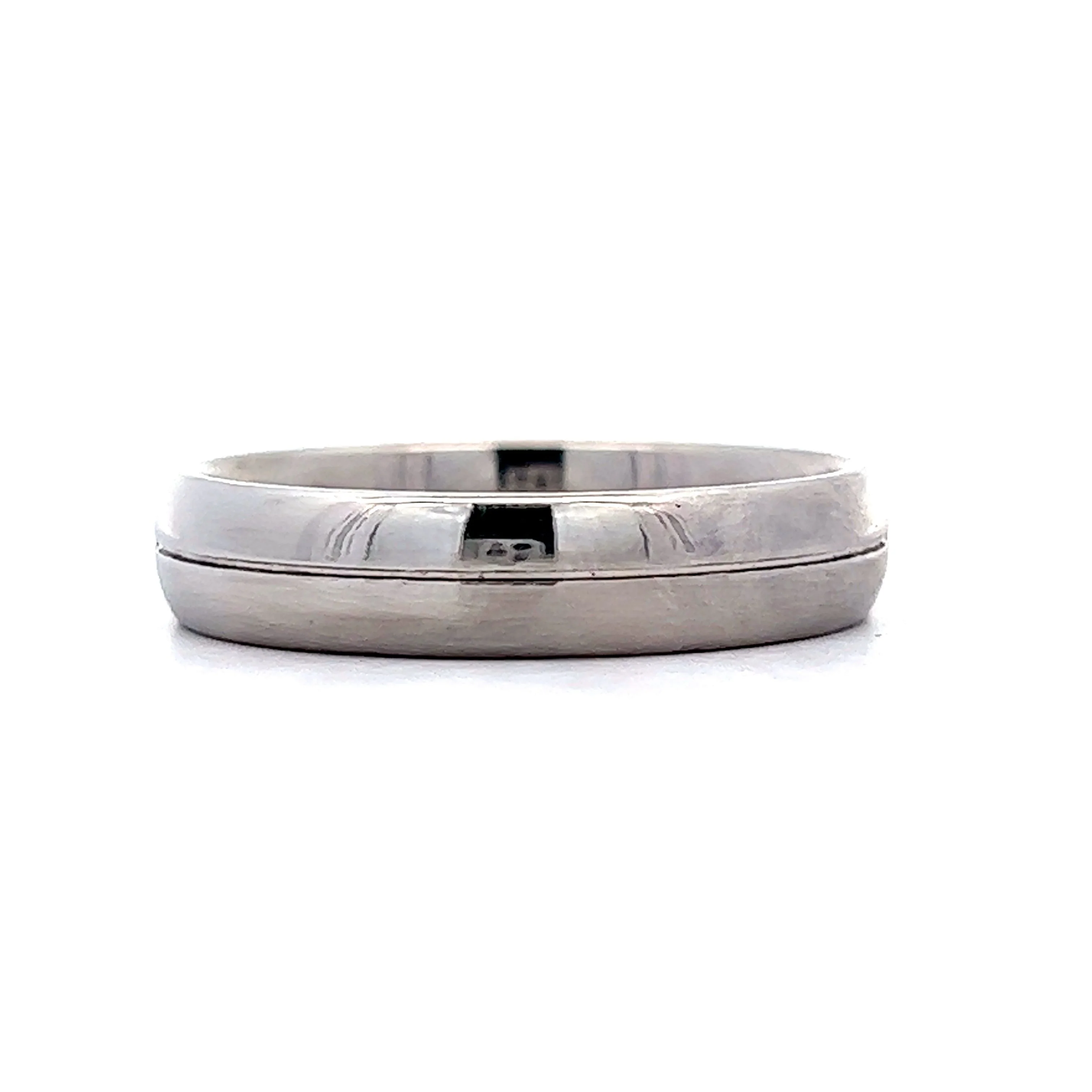 5mm Men's Wedding Band in Platinum - Image 3