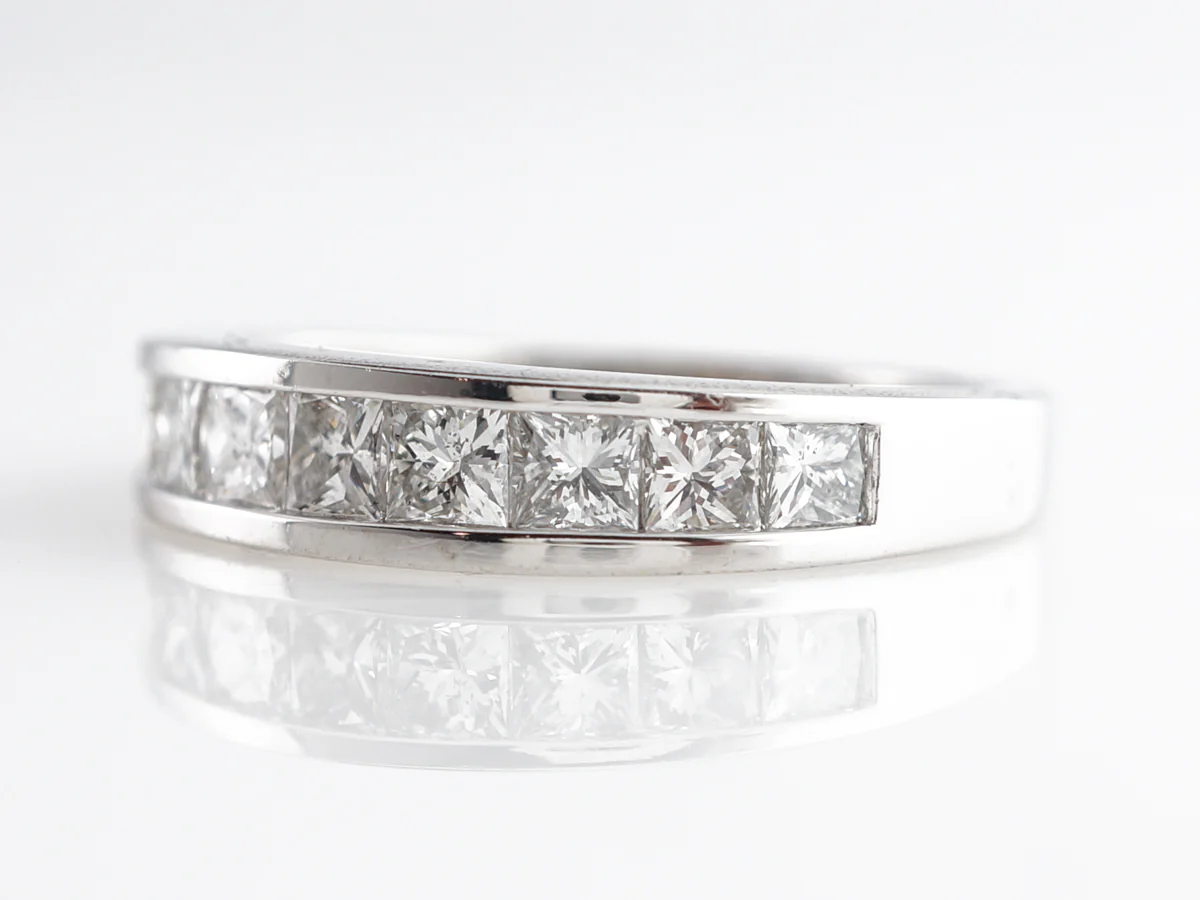 Princess Cut Diamond Eternity Band in Platinum - Image 2