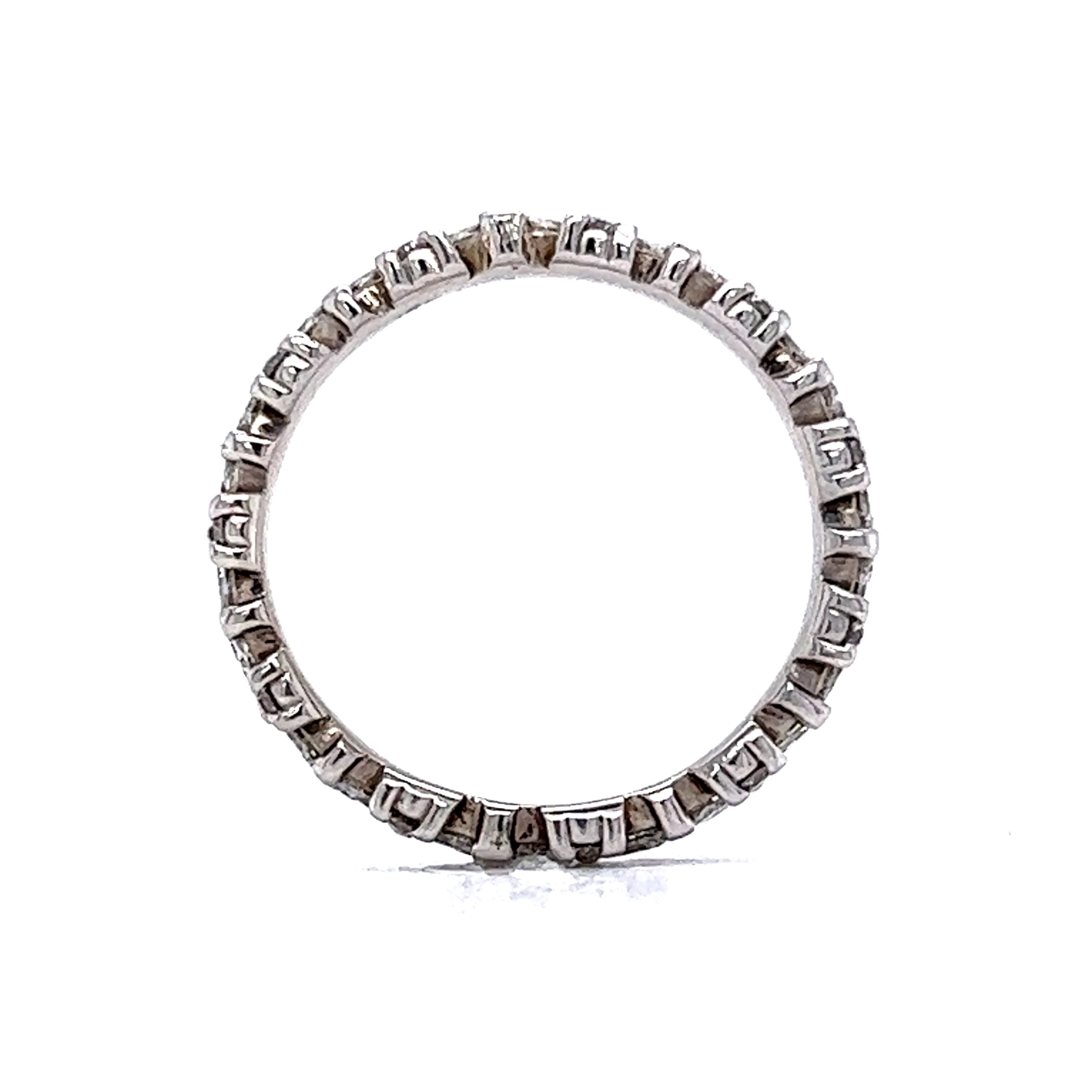 .42 Marquise Diamond Eternity Wedding Band in 14k White Gold - Image 4