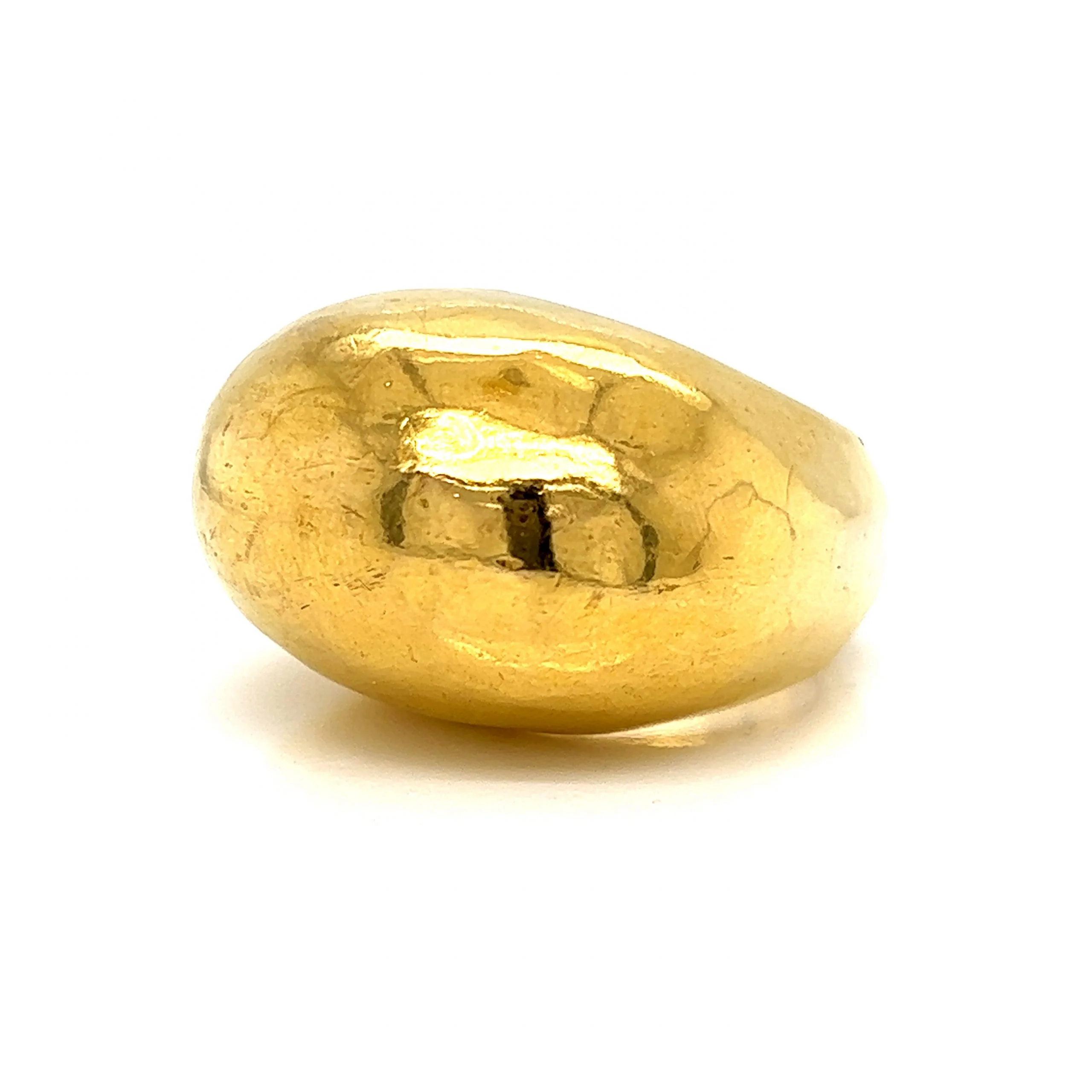 Rebecca Koven Dome Cocktail Ring in 18k Yellow Gold - Image 2