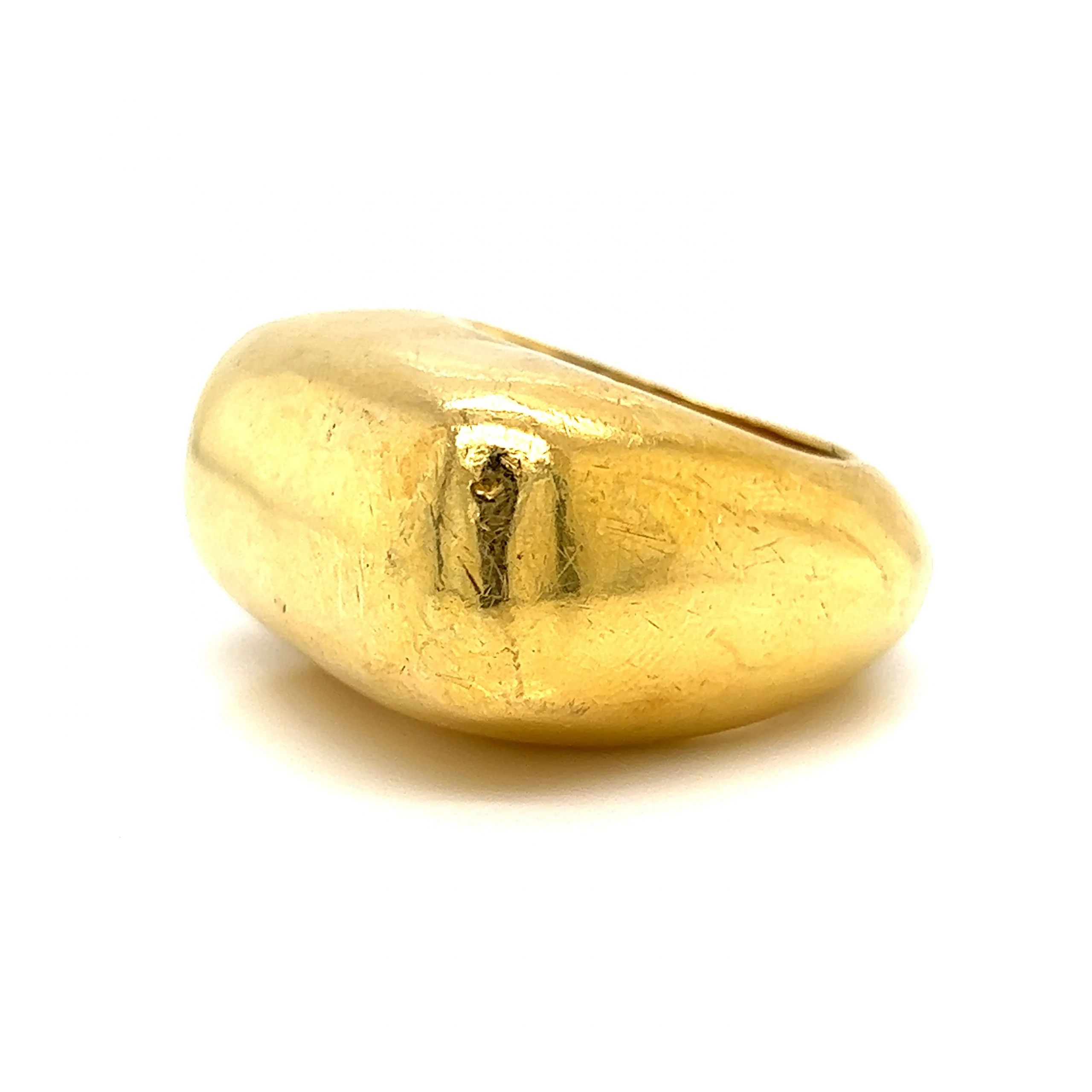 Rebecca Koven Rectangular Cocktail Ring in 18k Yellow Gold - Image 2