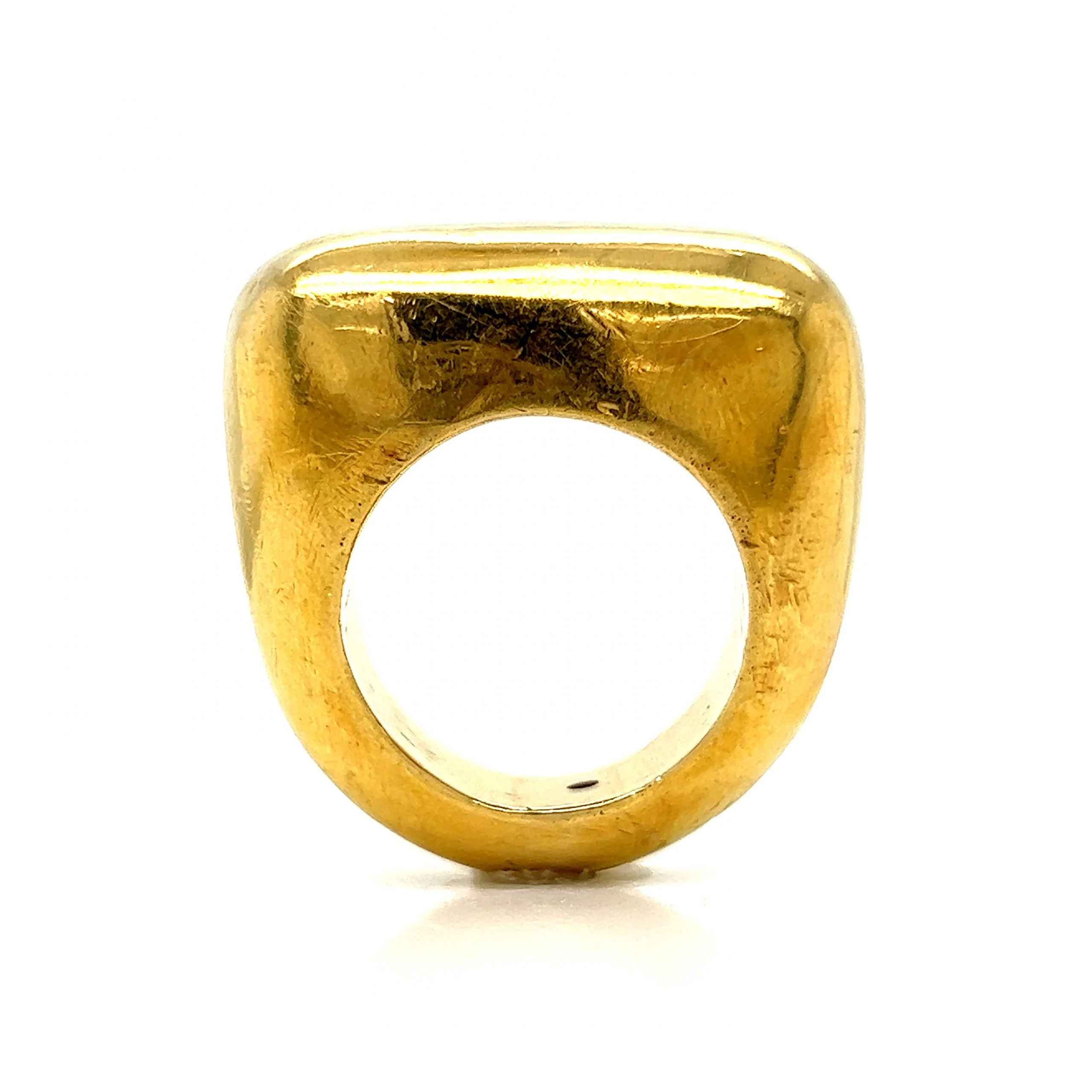Rebecca Koven Rectangular Cocktail Ring in 18k Yellow Gold - Image 4