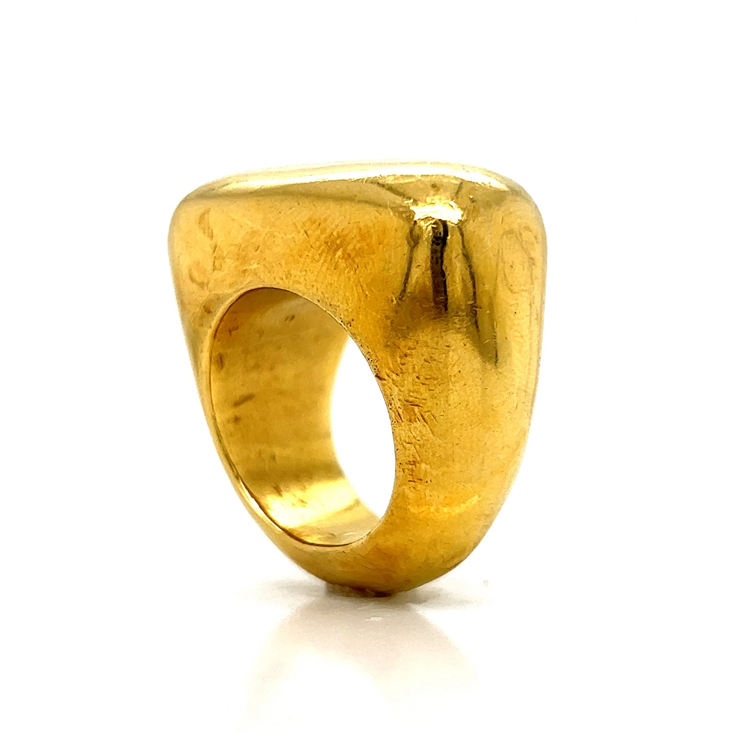 Rebecca Koven Rectangular Cocktail Ring in 18k Yellow Gold - Image 5