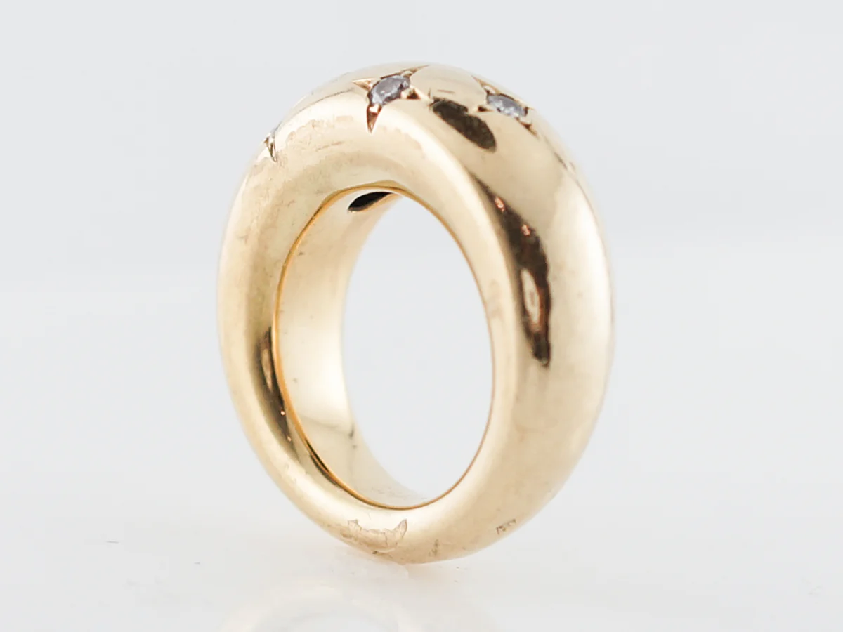 ***RTV 10/24***Right Hand Ring Chaumet Modern .28 Round Brilliant Cut Diamonds in 18k Yellow Gold - Image 5