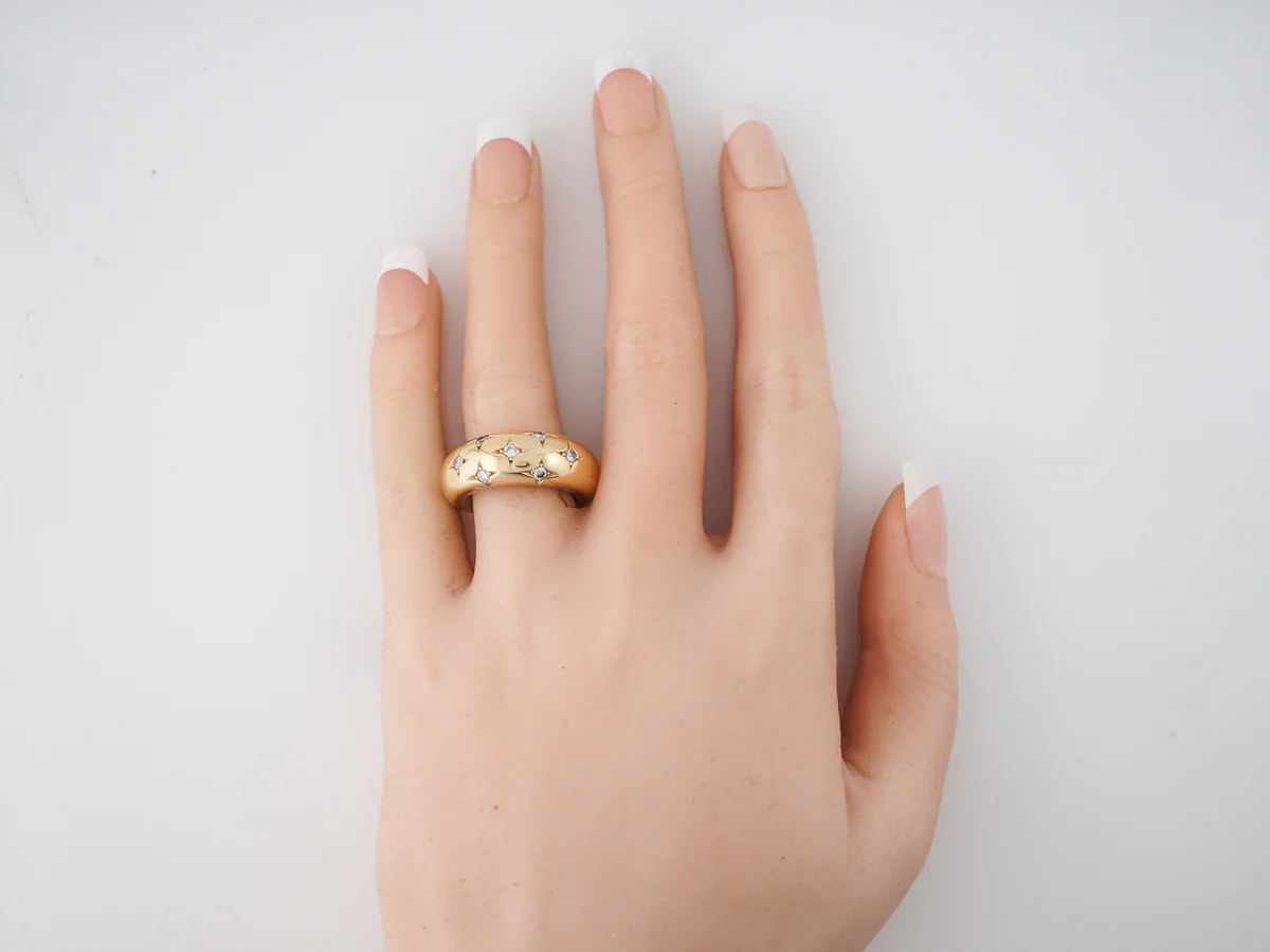 ***RTV 10/24***Right Hand Ring Chaumet Modern .28 Round Brilliant Cut Diamonds in 18k Yellow Gold - Image 6