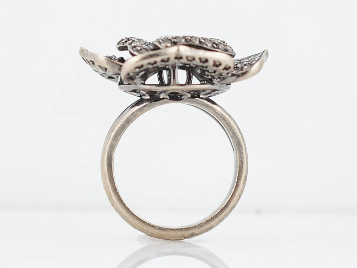 Right Hand Ring Modern 1.07 Oval Cut Diamond in 18K Yellow Gold - Image 7