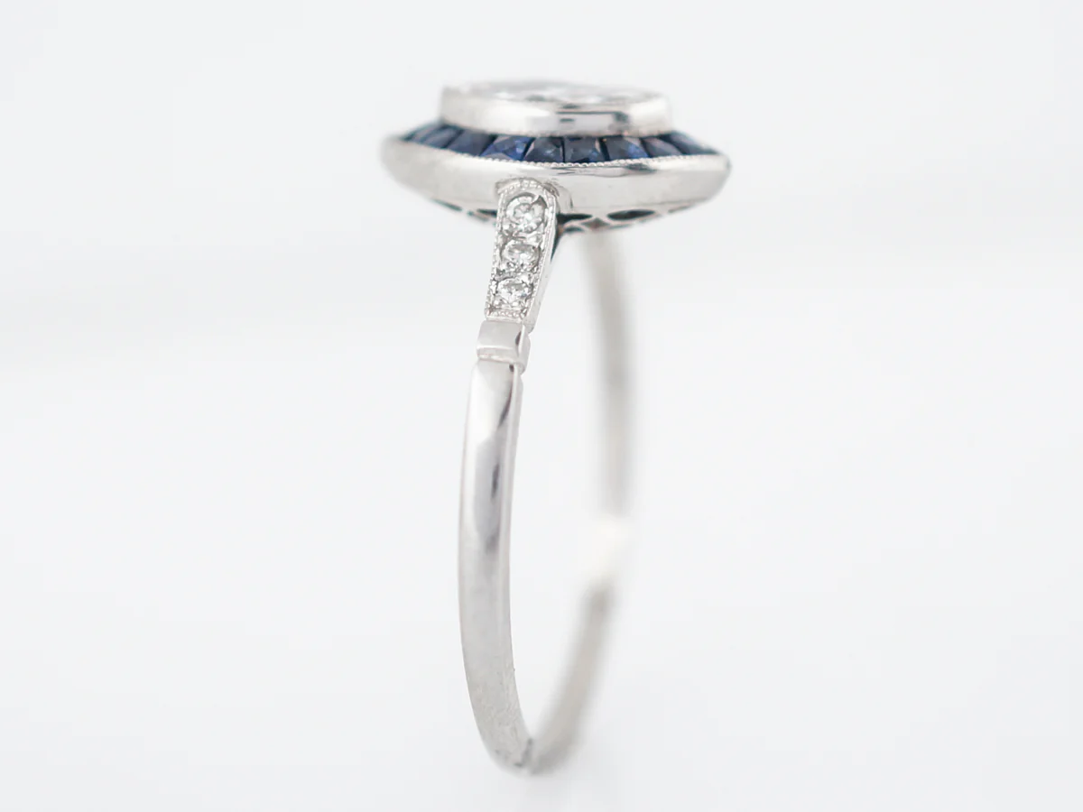 ***RTV***Right Hand Ring Modern .33 Marquise Cut Diamond in Platinum - Image 4