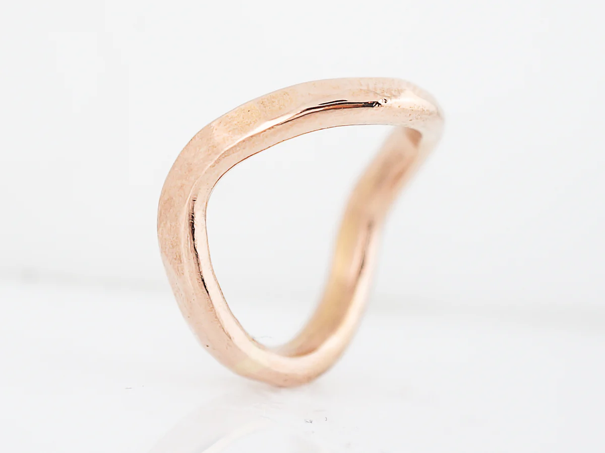 Right Hand Ring Modern in 18k Rose Gold - Image 5