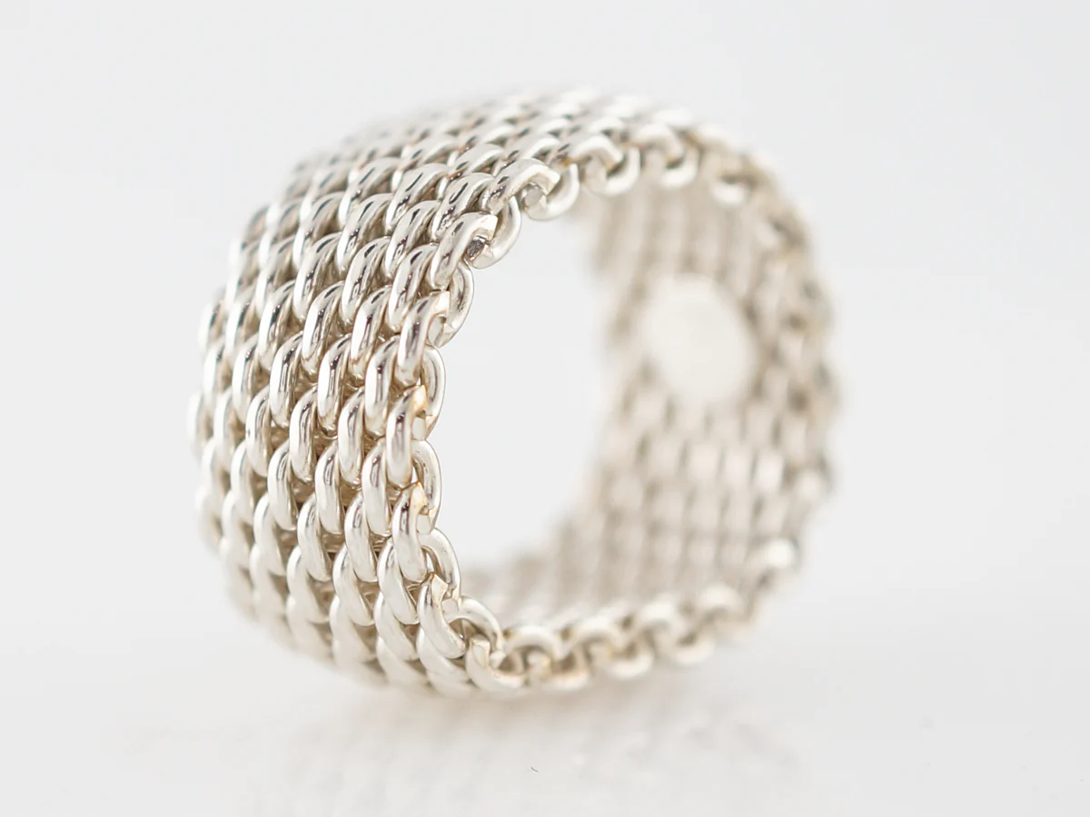 Right Hand Ring Modern Tiffany & Co. Elsa Peretti in Sterling Silver - Image 2