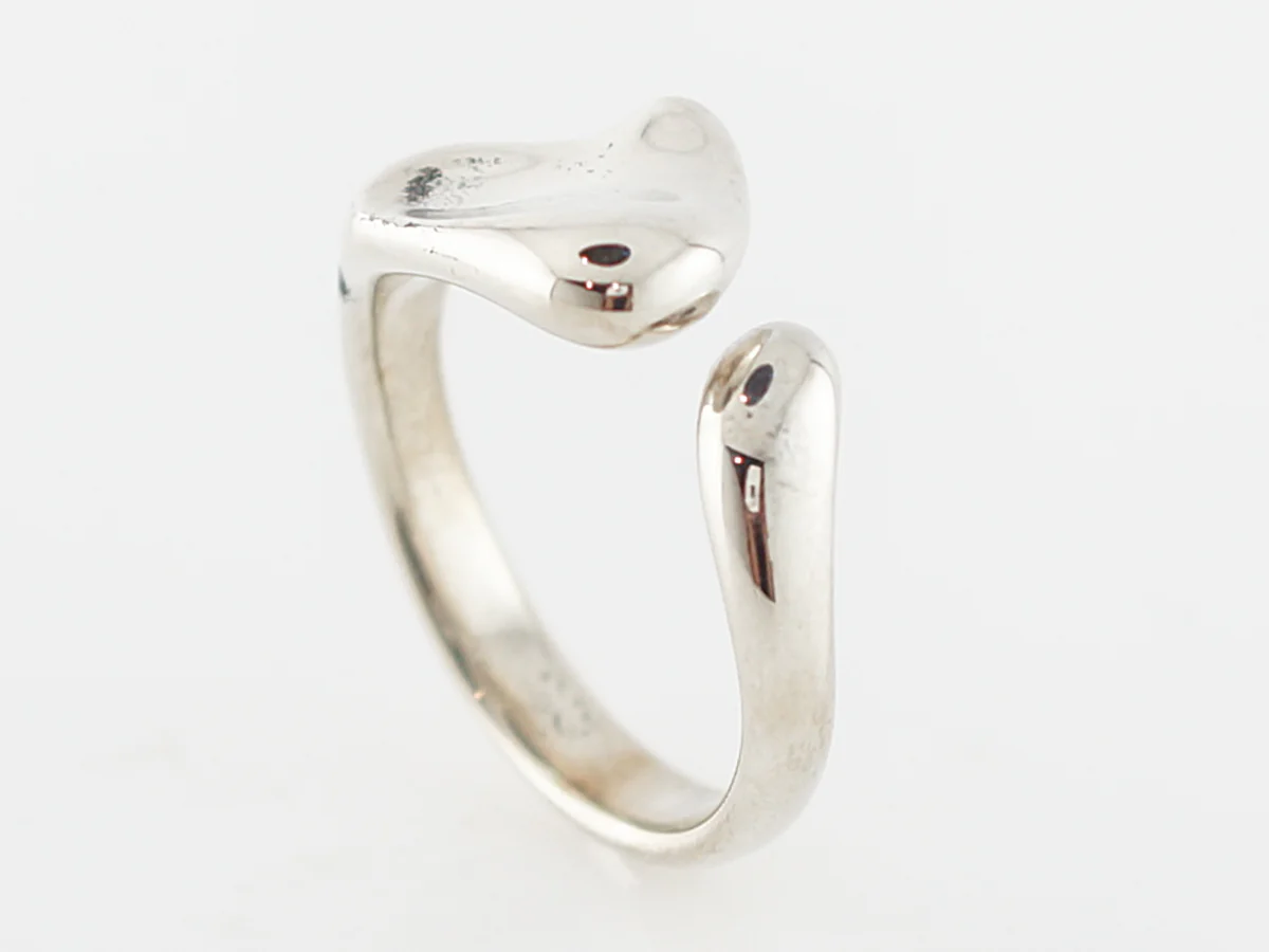 Right Hand Ring Modern Tiffany & Co. Elsa Peretti in Sterling Silver - Image 5