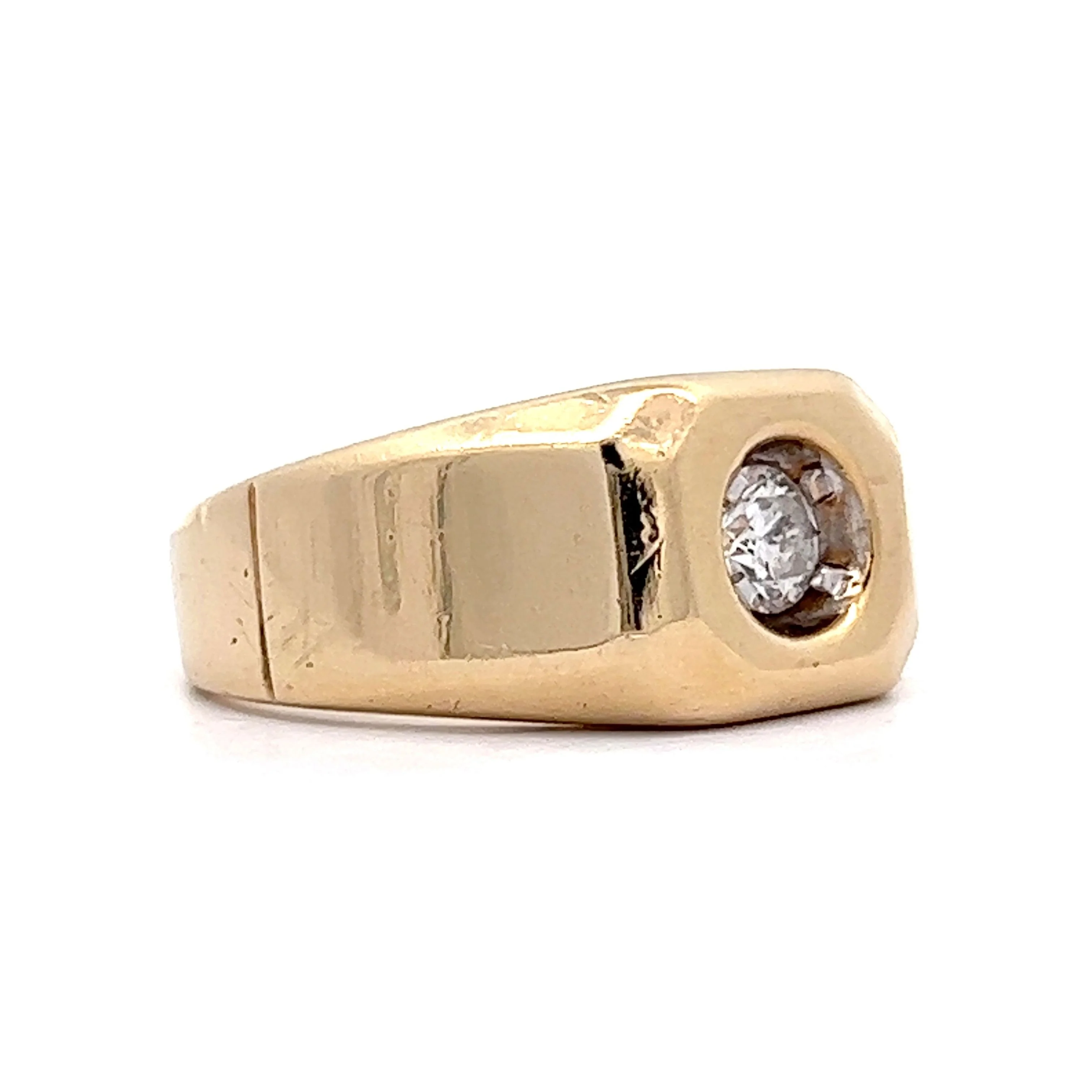 .25 Diamond & Yellow Gold Statement Ring in 14K - Image 3