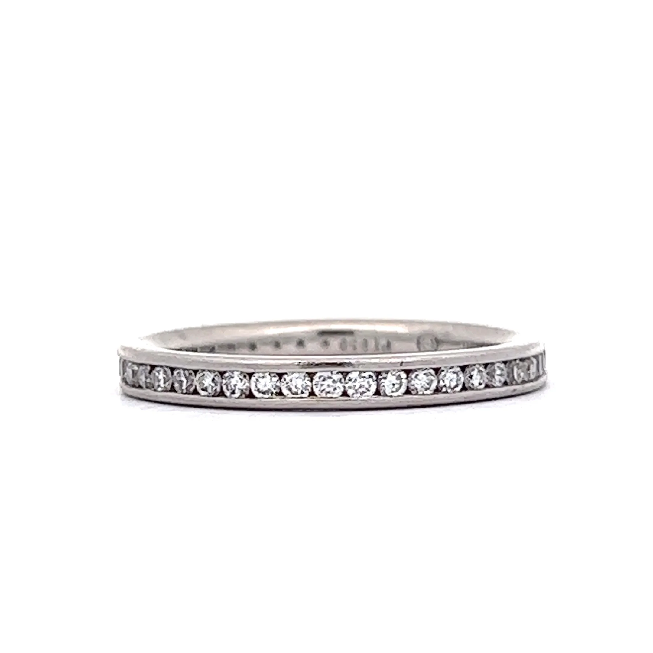 Ritani Channel Set Diamond Wedding Band in Platinum