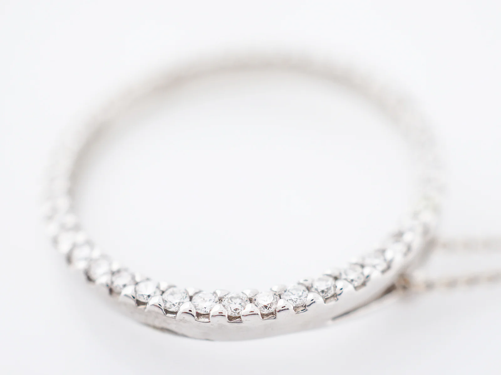 Roberto Coin Necklace Modern .43 Round Brilliant Cut Diamonds in 18k White Gold - Image 6
