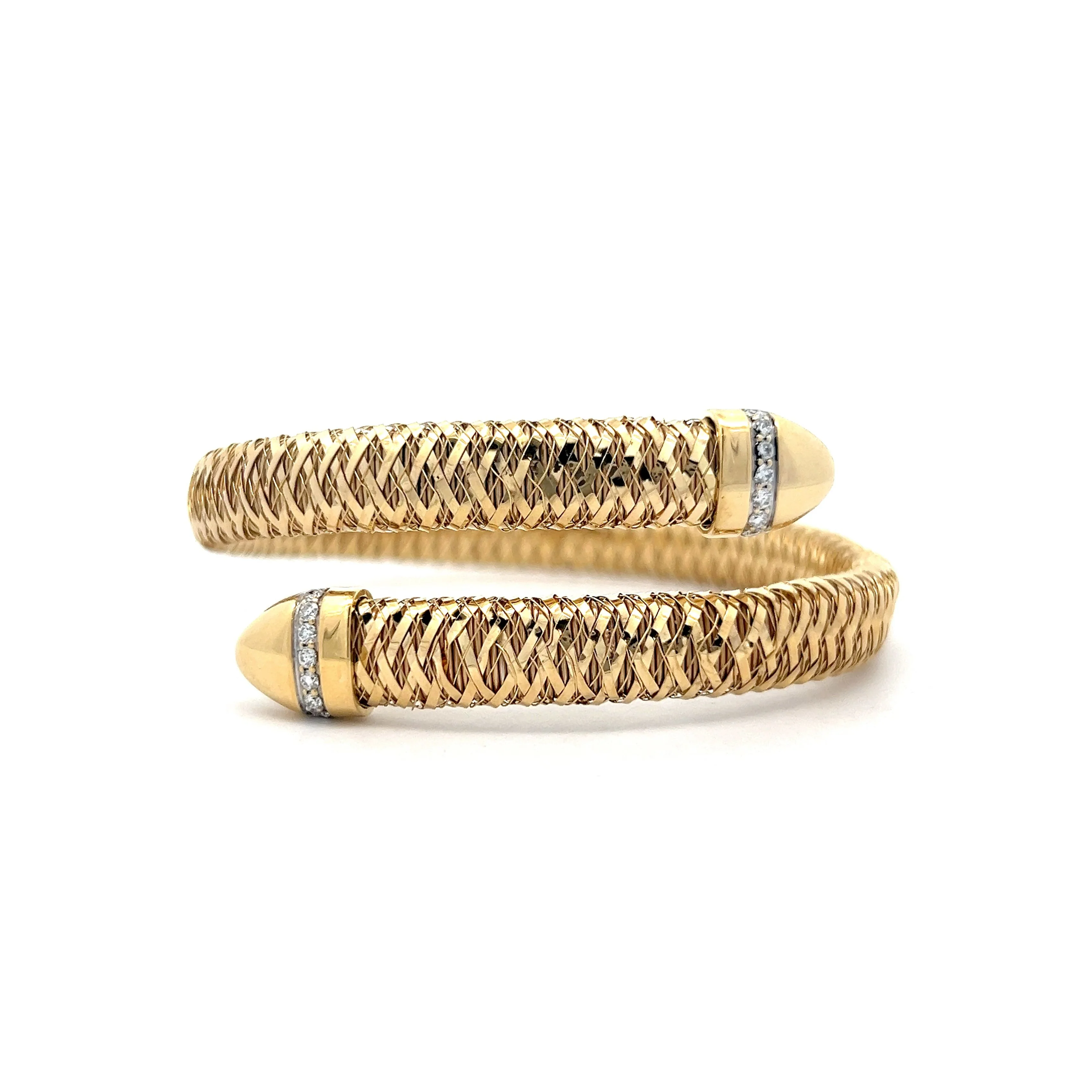 Roberto Coin Primavera Coil Bracelet in 18k Yellow Gold