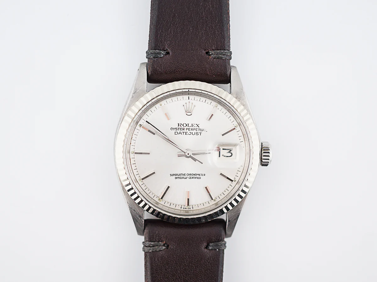 Rolex 1972 Datejust Watch Modern in Stainless Steel with a Fluted bezel - Image 4