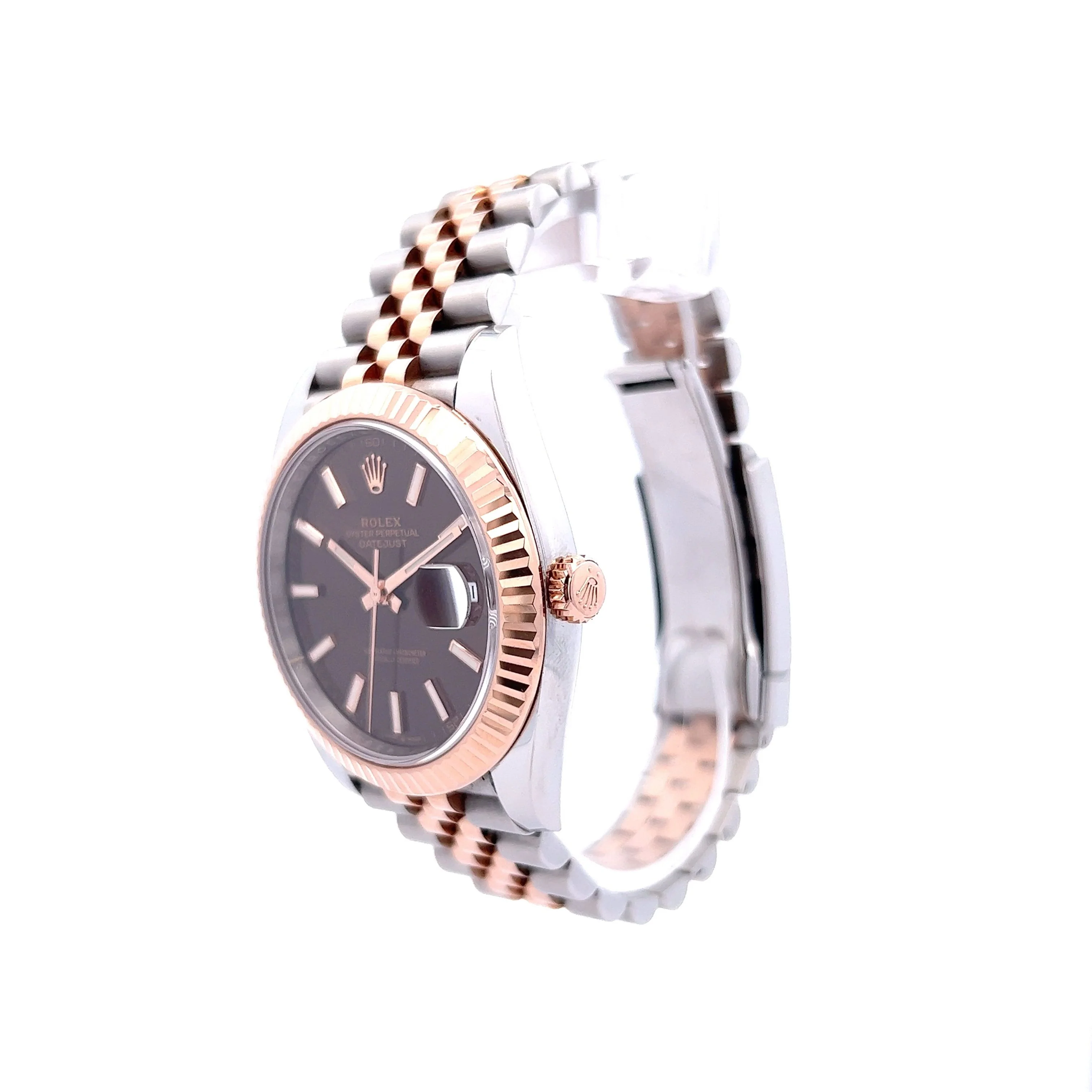 Rolex Datejust Two-Tone Jubilee Rose Gold Brown Dial 41mm 126331 - Image 2