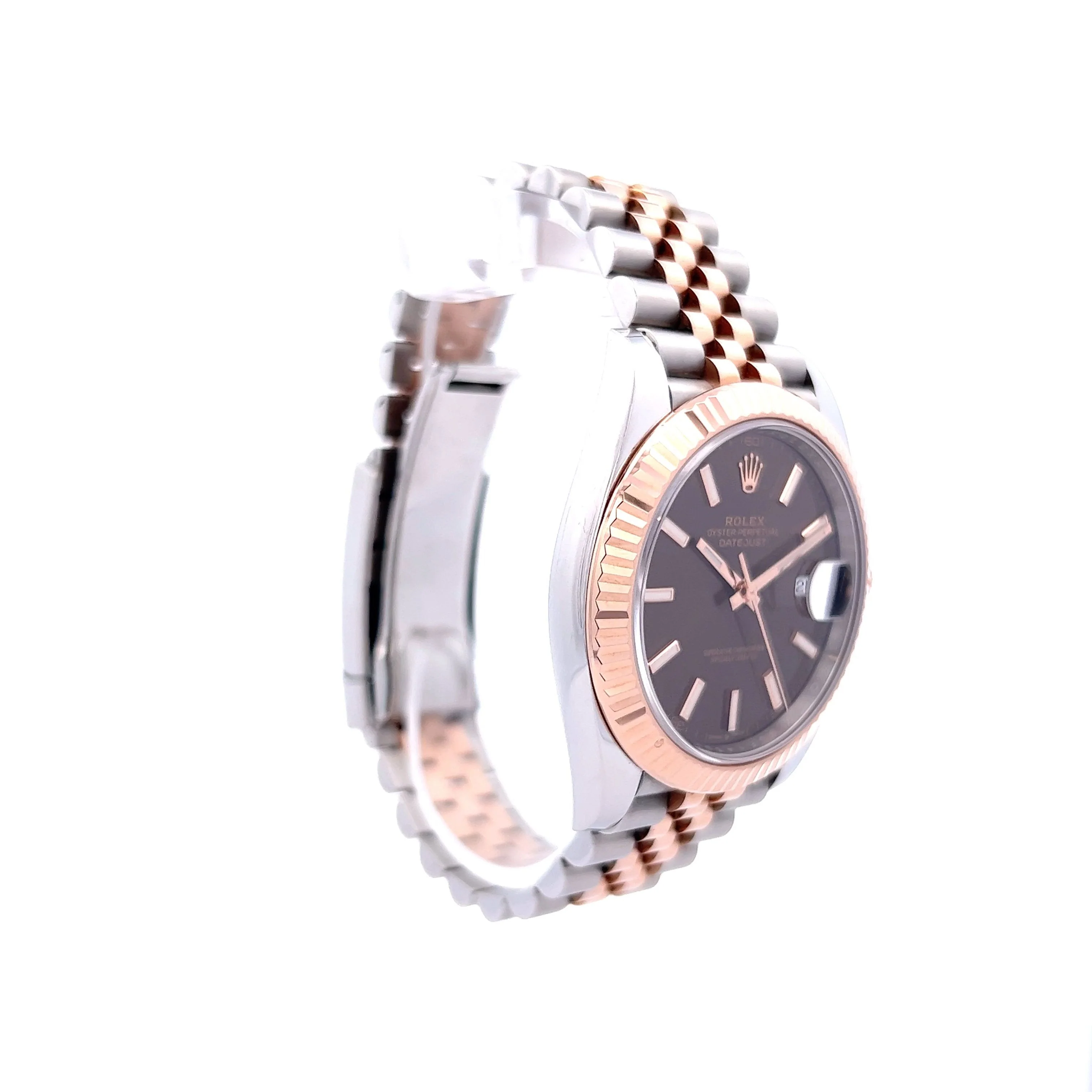 Rolex Datejust Two-Tone Jubilee Rose Gold Brown Dial 41mm 126331 - Image 3