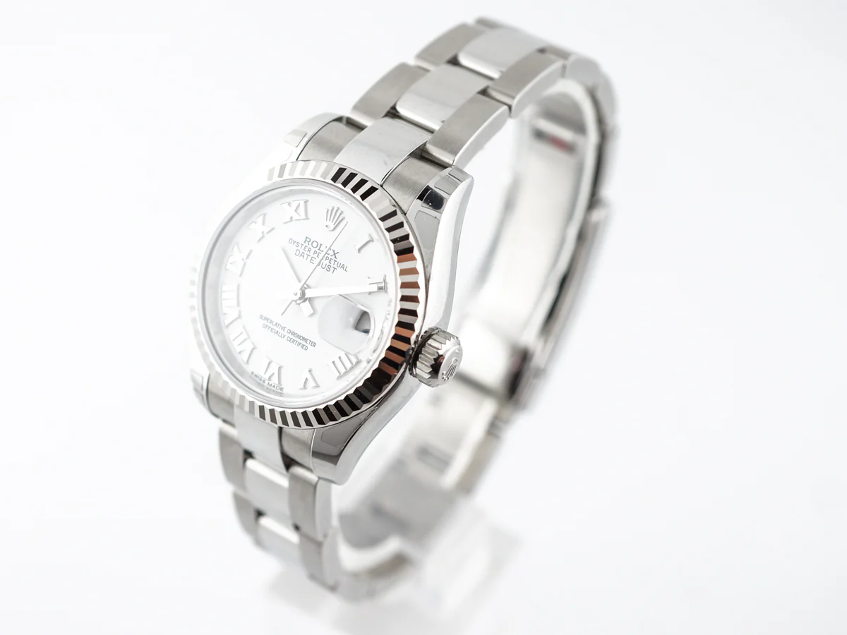 Rolex Datejust Oyster Women's Watch in 18k White Gold & Stainless Steel - Image 2
