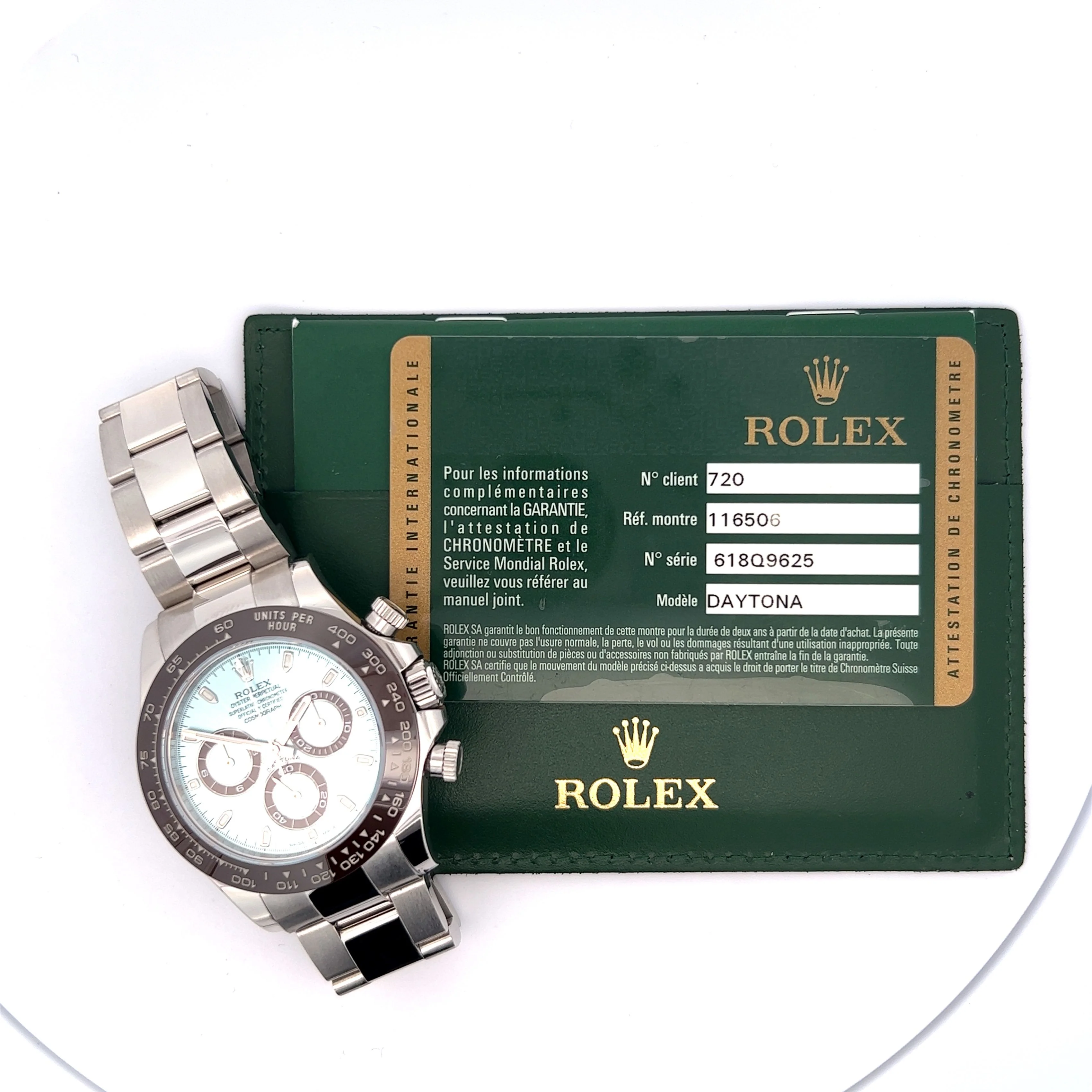 Rolex Cosmograph Daytona Ice Blue Dial REF 116506 in Platinum - Image 5
