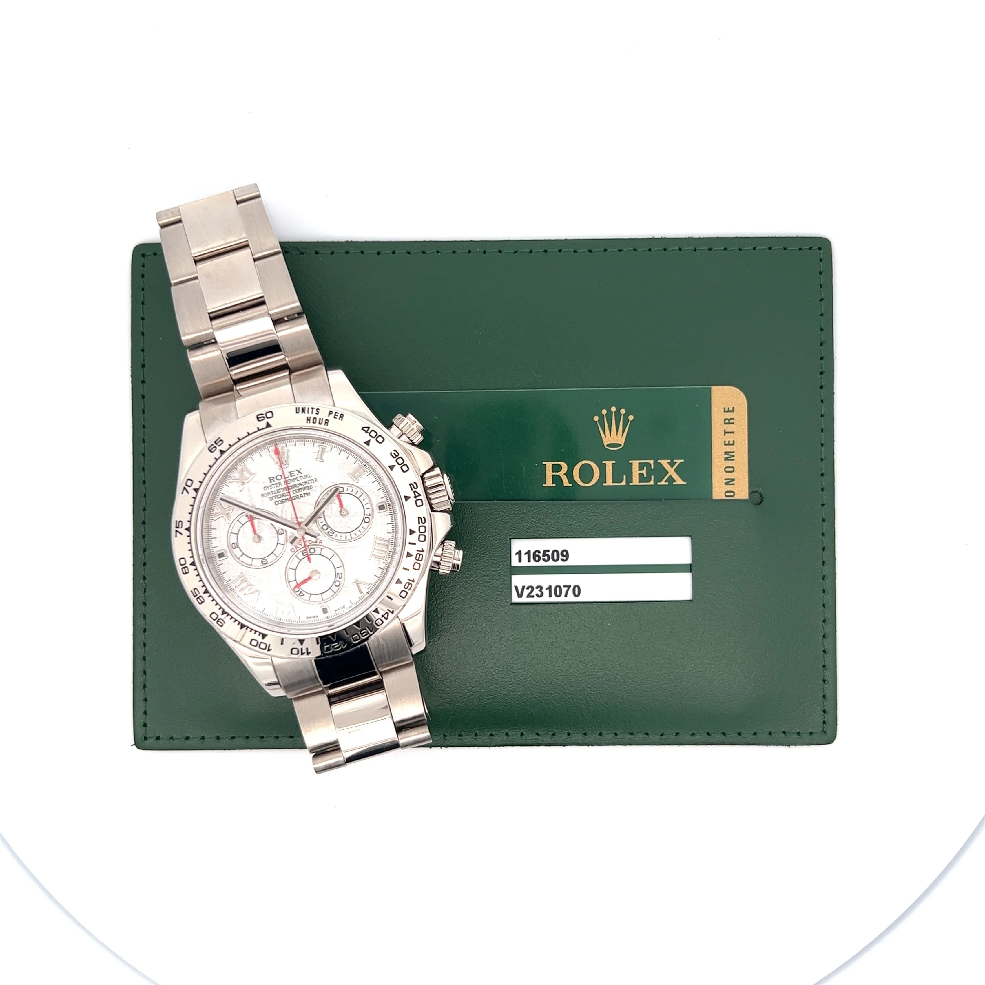 Rolex Daytona Meteorite Dial Ref 116509 in 18k White Gold - Image 5