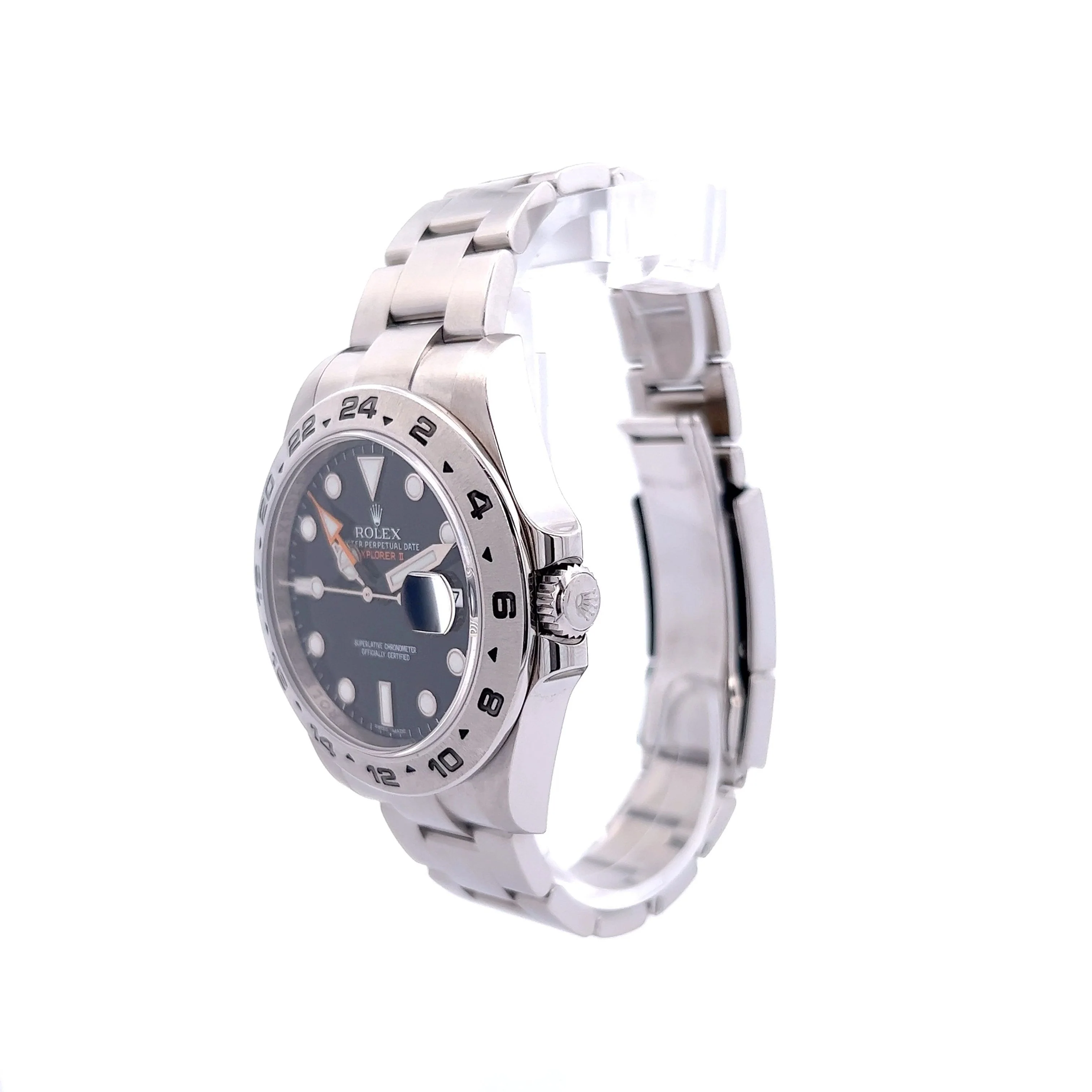 Rolex Explorer II Black Dial Orange Hand 216570 - Image 2