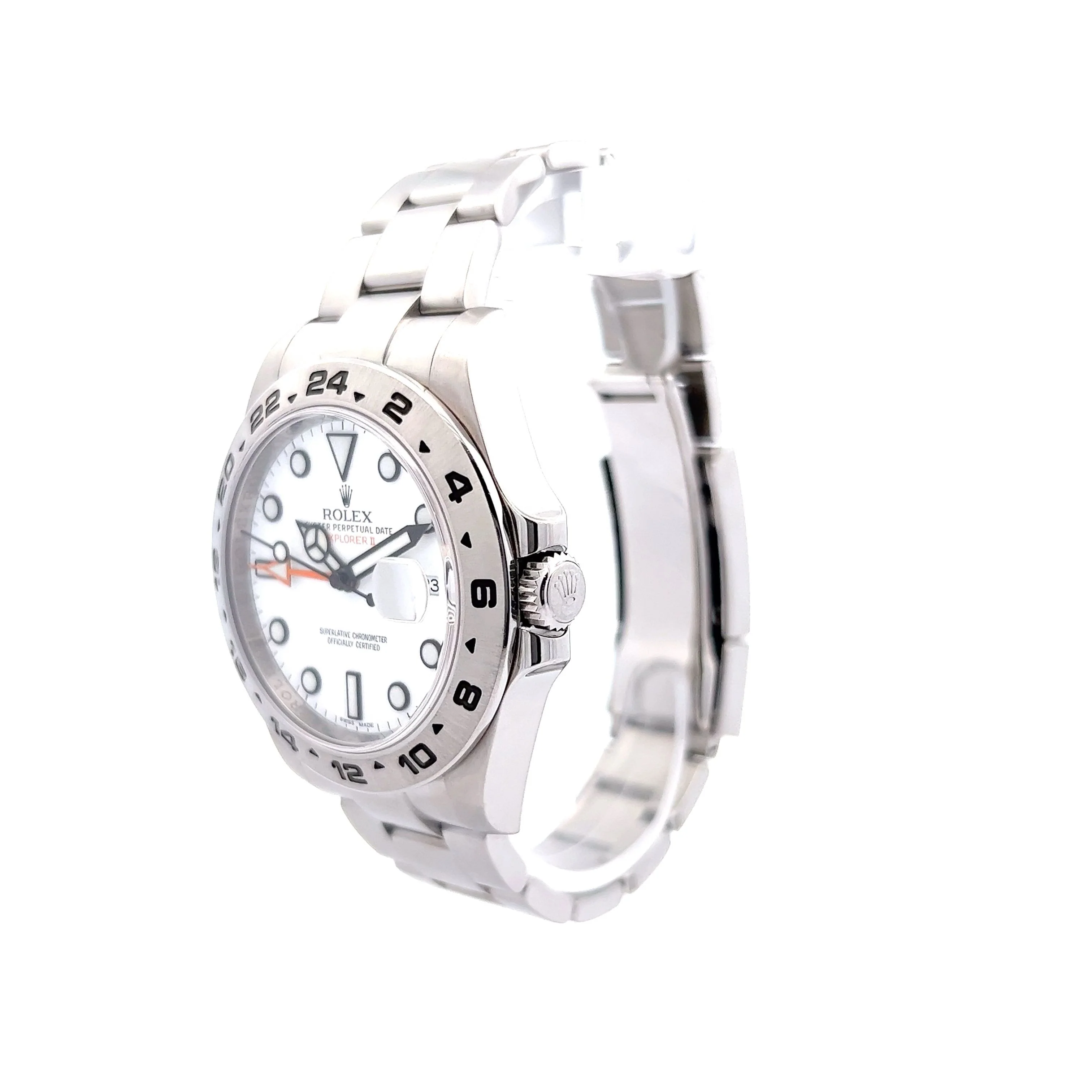 Rolex Explorer II White Dial 'Polar Bear' Orange Hand 216570 - Image 2
