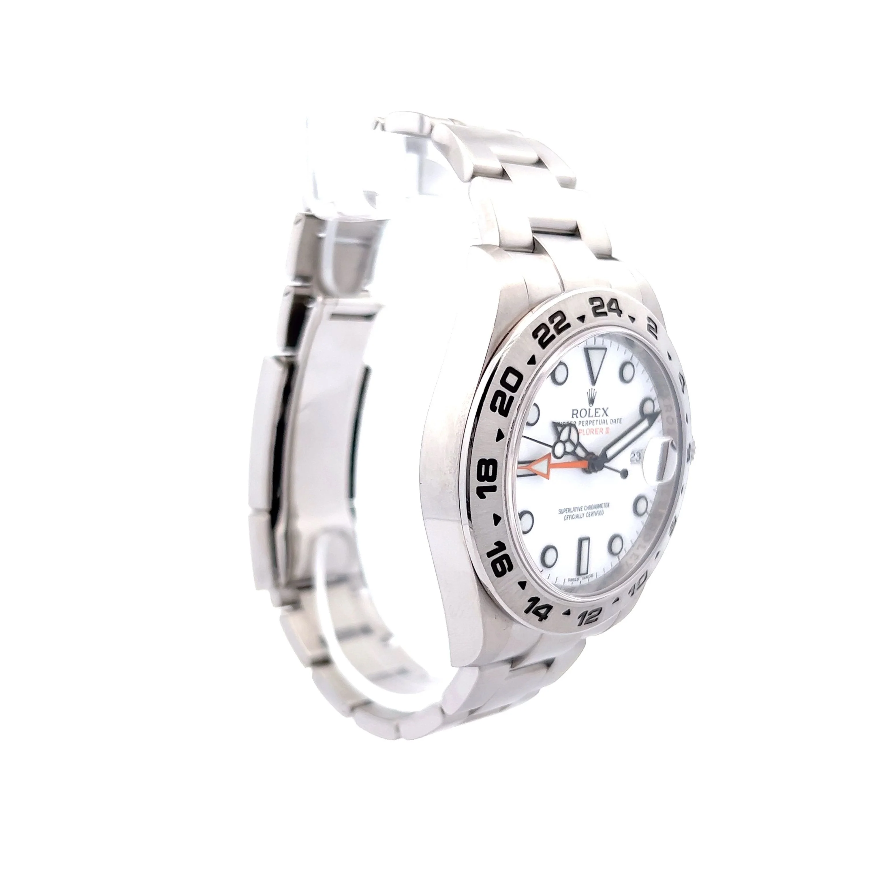 Rolex Explorer II White Dial 'Polar Bear' Orange Hand 216570 - Image 3