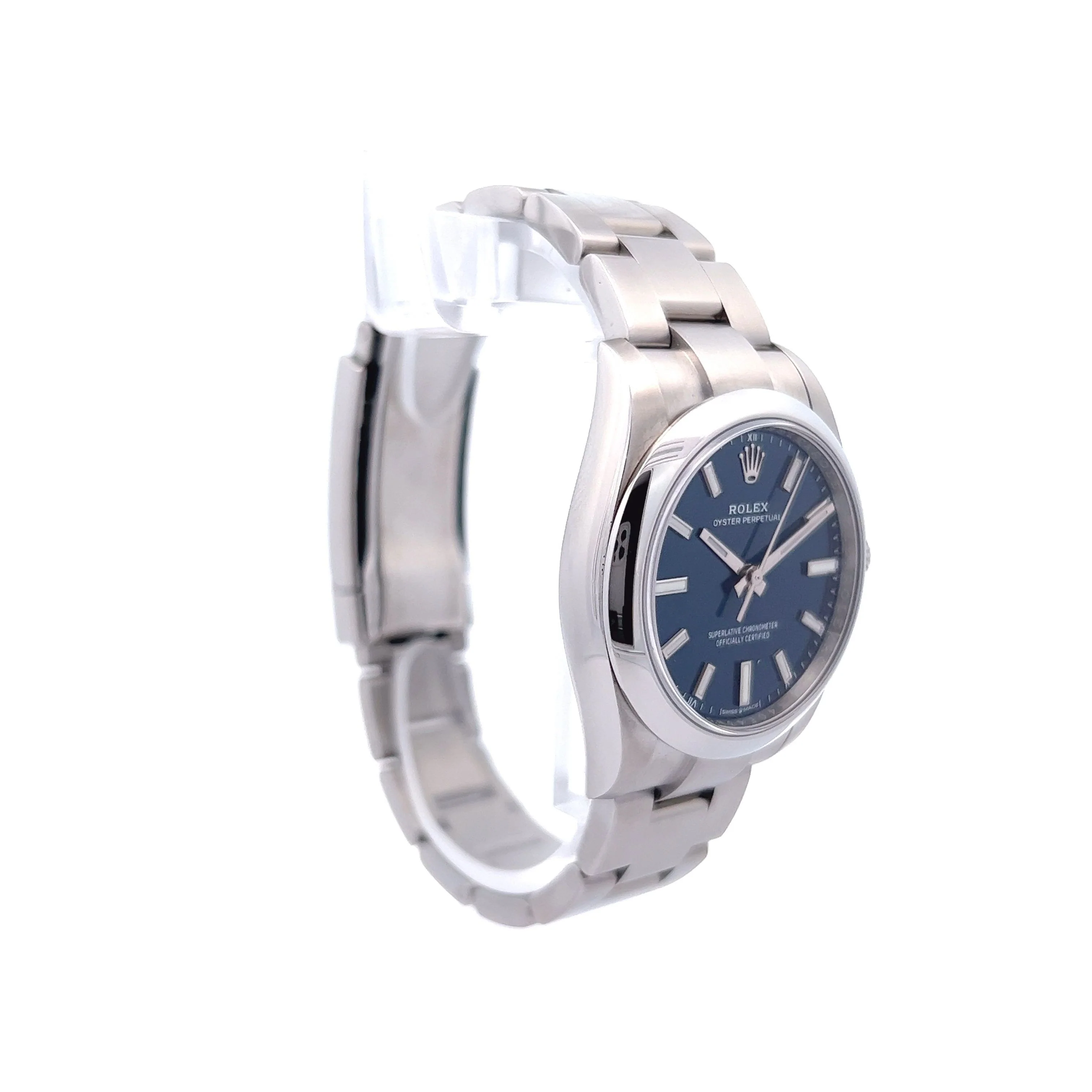 Rolex Oyster Perpetual Blue Dial Oyster 34mm 124200 - Image 3