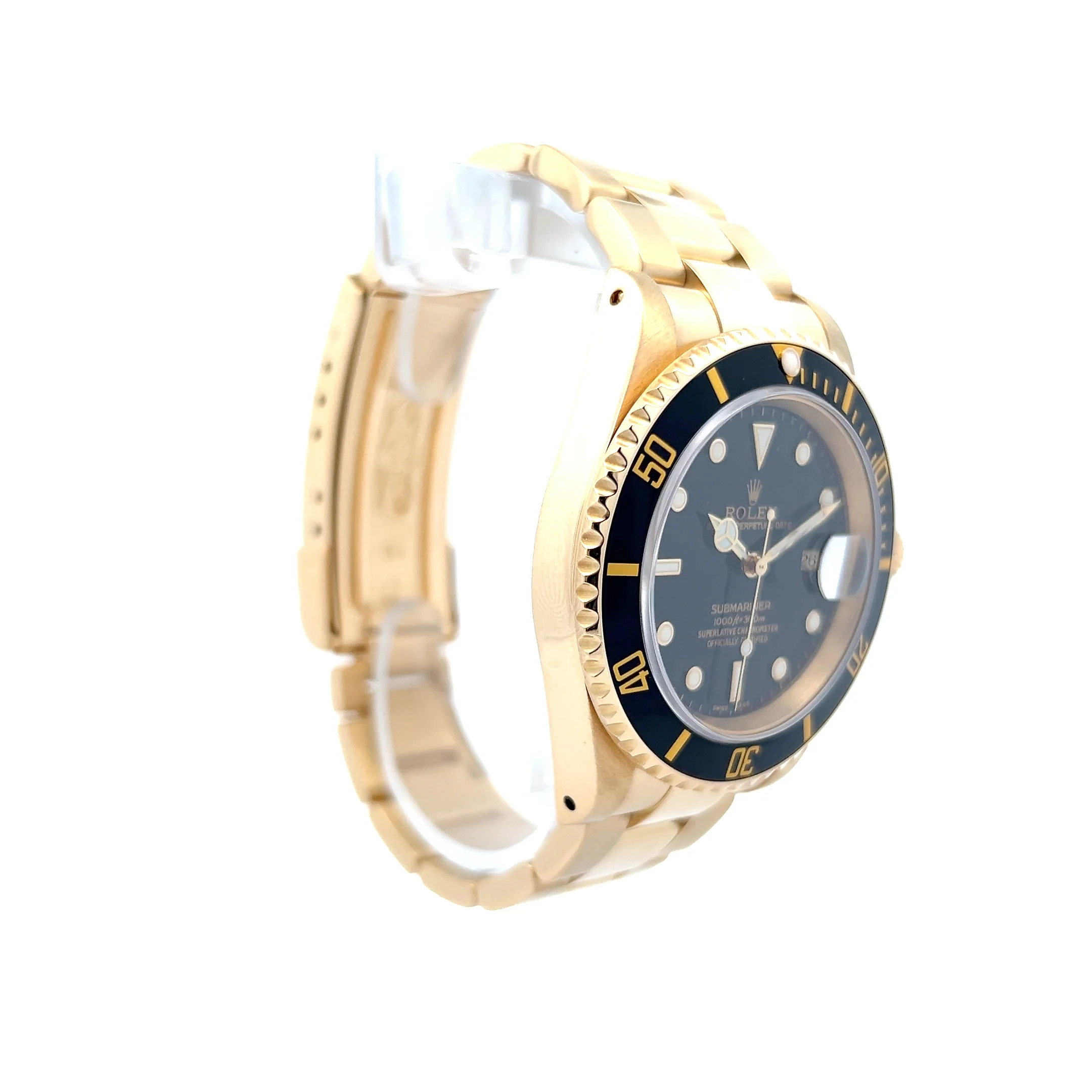 Rolex Submariner 40mm 1999 Ref 16618 in 18k Yellow Gold - Image 3