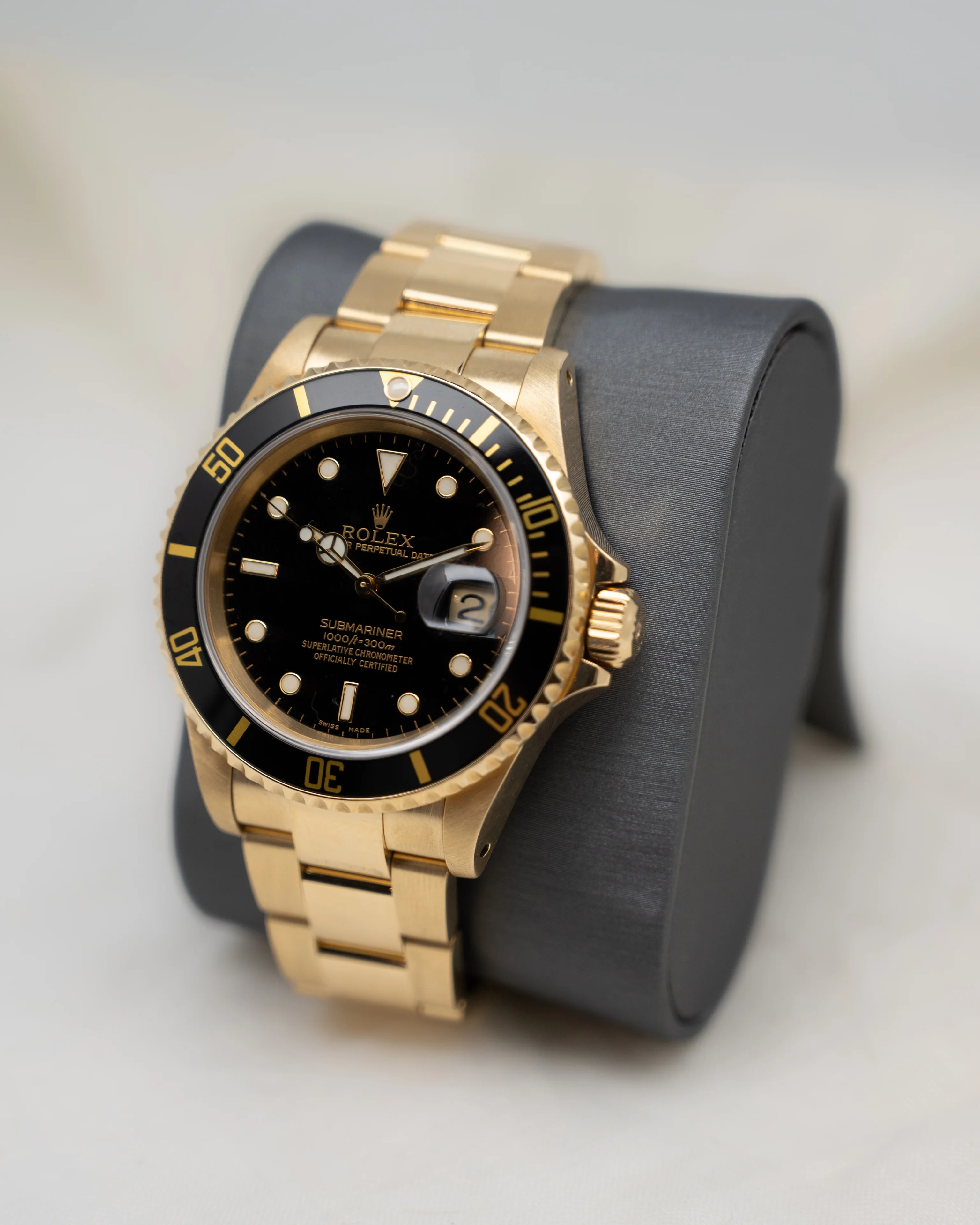 Rolex Submariner 40mm 1999 Ref 16618 in 18k Yellow Gold - Image 5