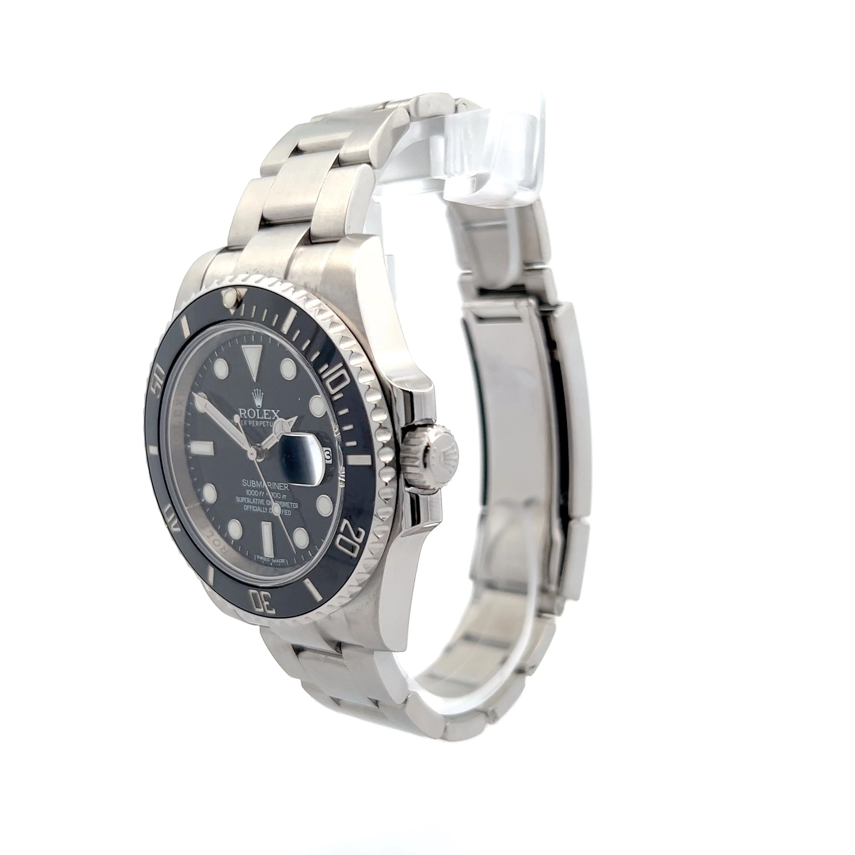 Rolex Submariner Ceramic Black Ref 116610LN in Stainless Steel - Image 2