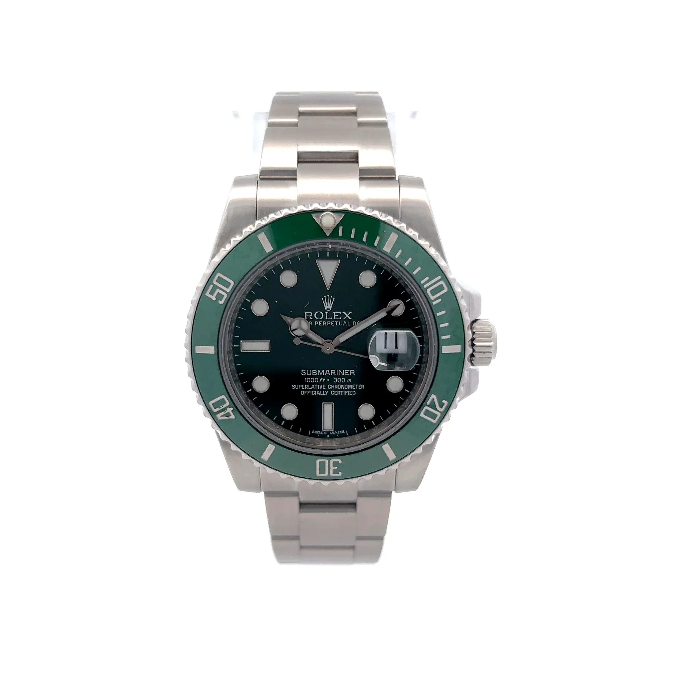 Rolex Submariner Hulk 116610 LV 40mm Oyster Bracelet