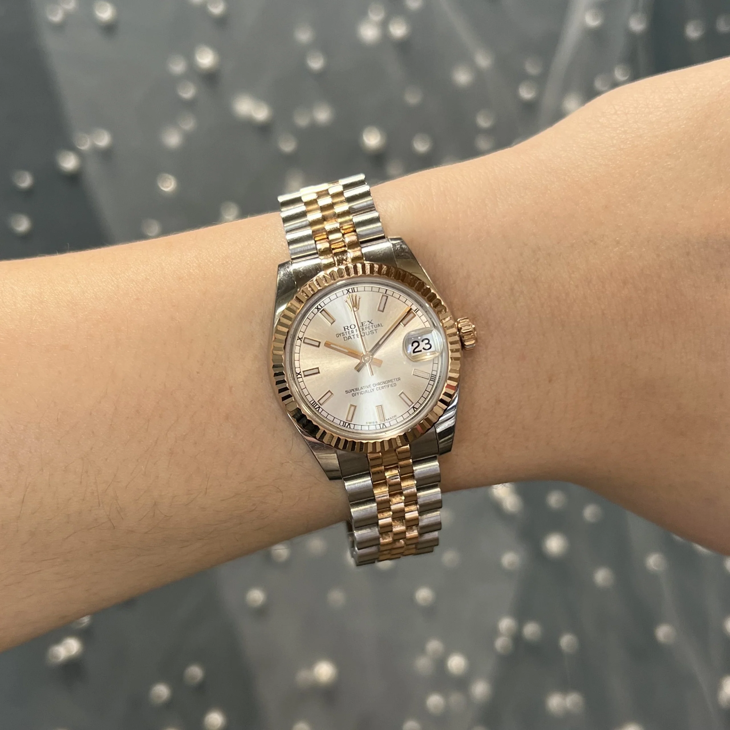 Rolex 31mm Two Tone Datejust Ref: 178271 in 18k Rose & Stainless Steel - Image 5