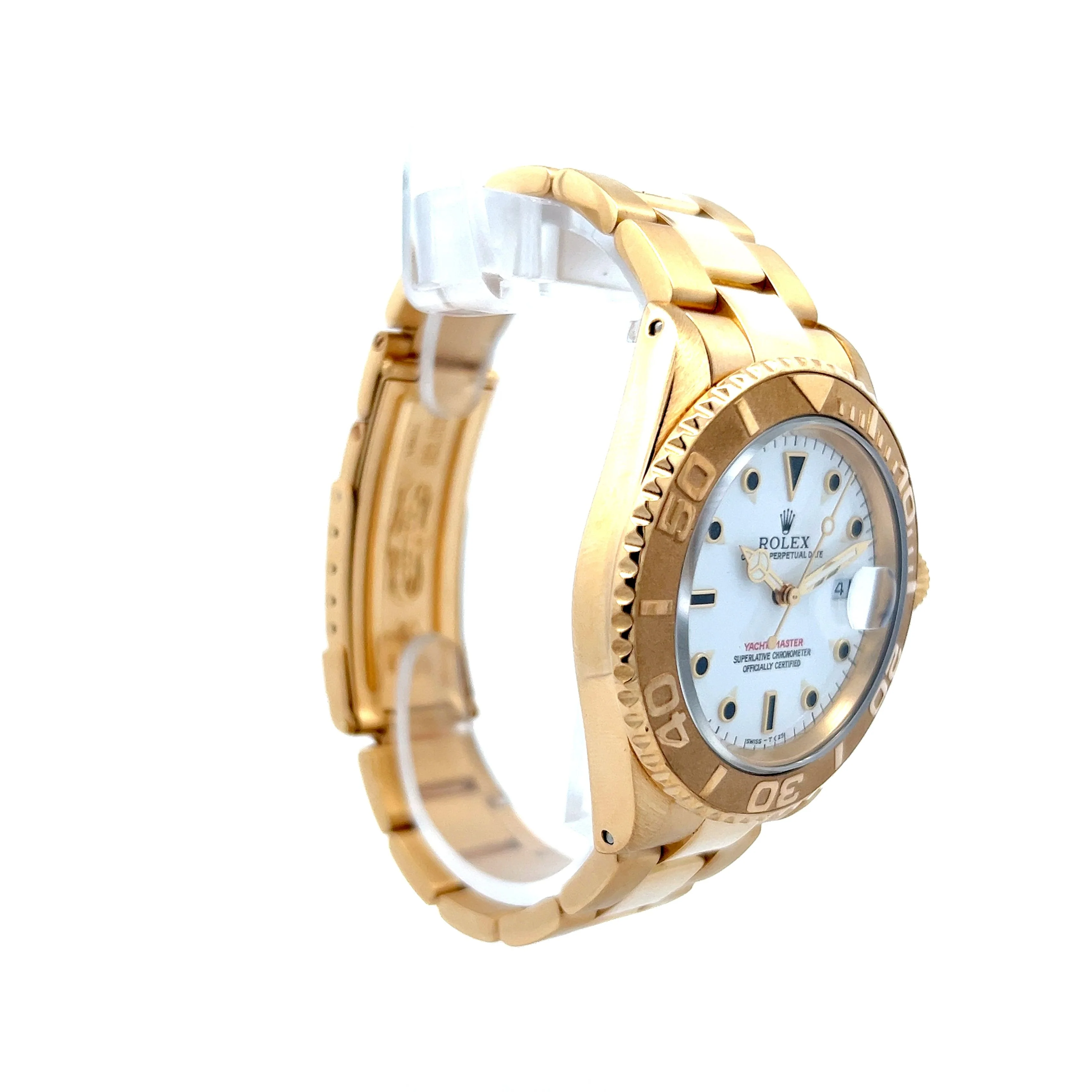Rolex Yachtmaster 40mm 16628 in 18k Yellow Gold - Image 3