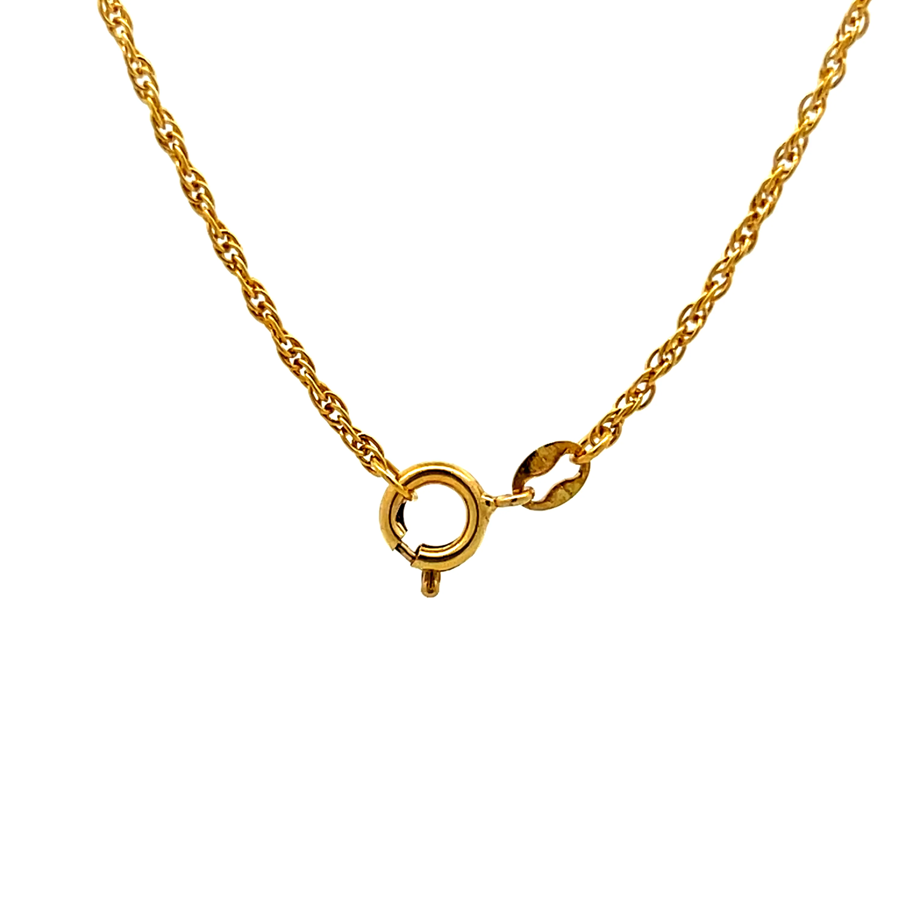 Sacred Family Pendant Necklace in 18k Yellow Gold - Image 4