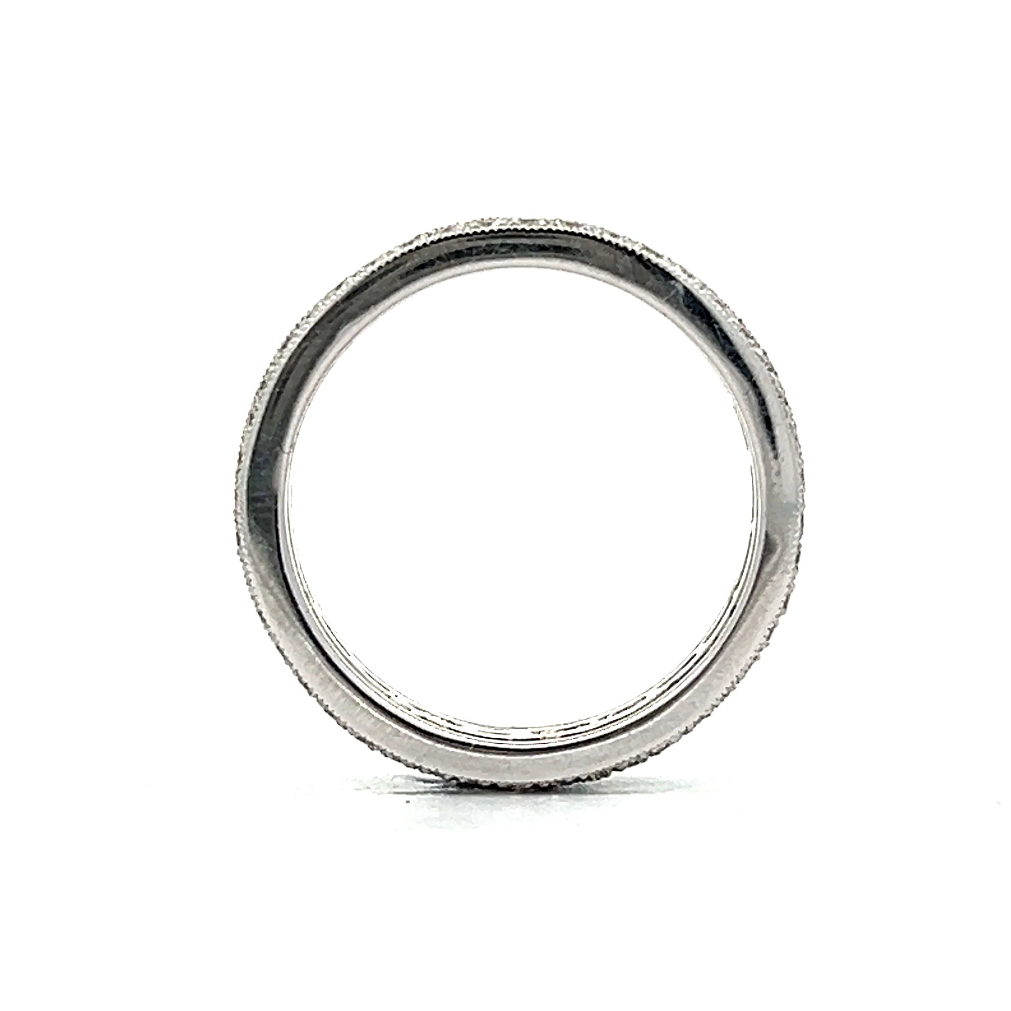Sapphire & Diamond Eternity Band in 18k White Gold - Image 5
