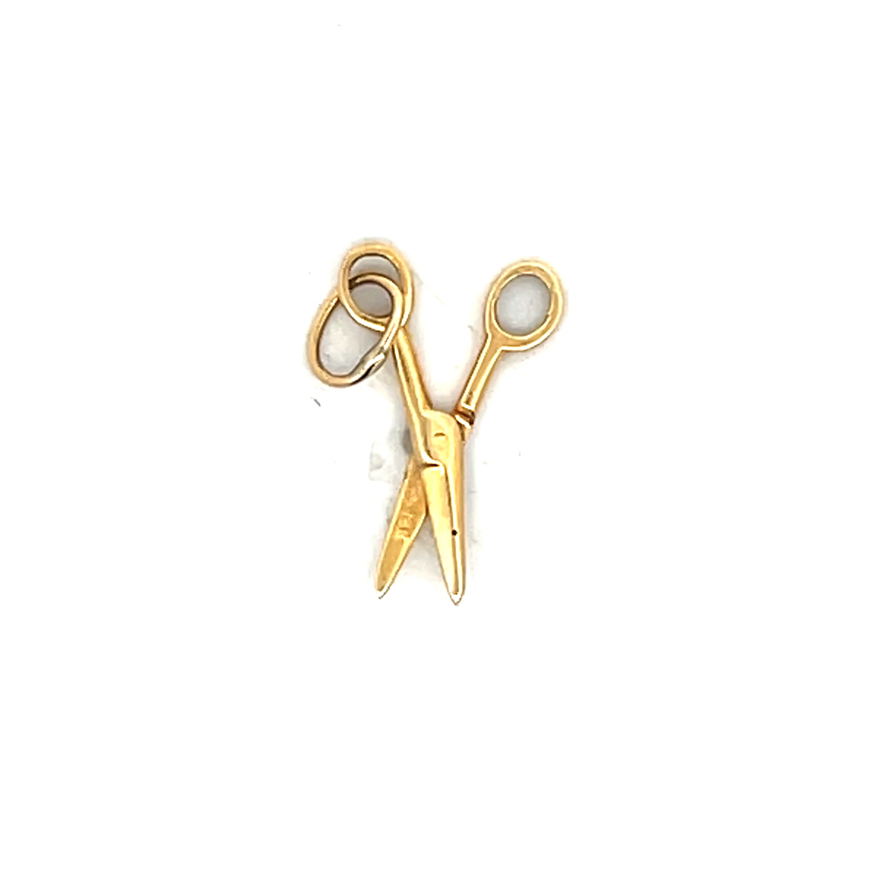 Scissor Charm in 14k Yellow Gold - Image 2