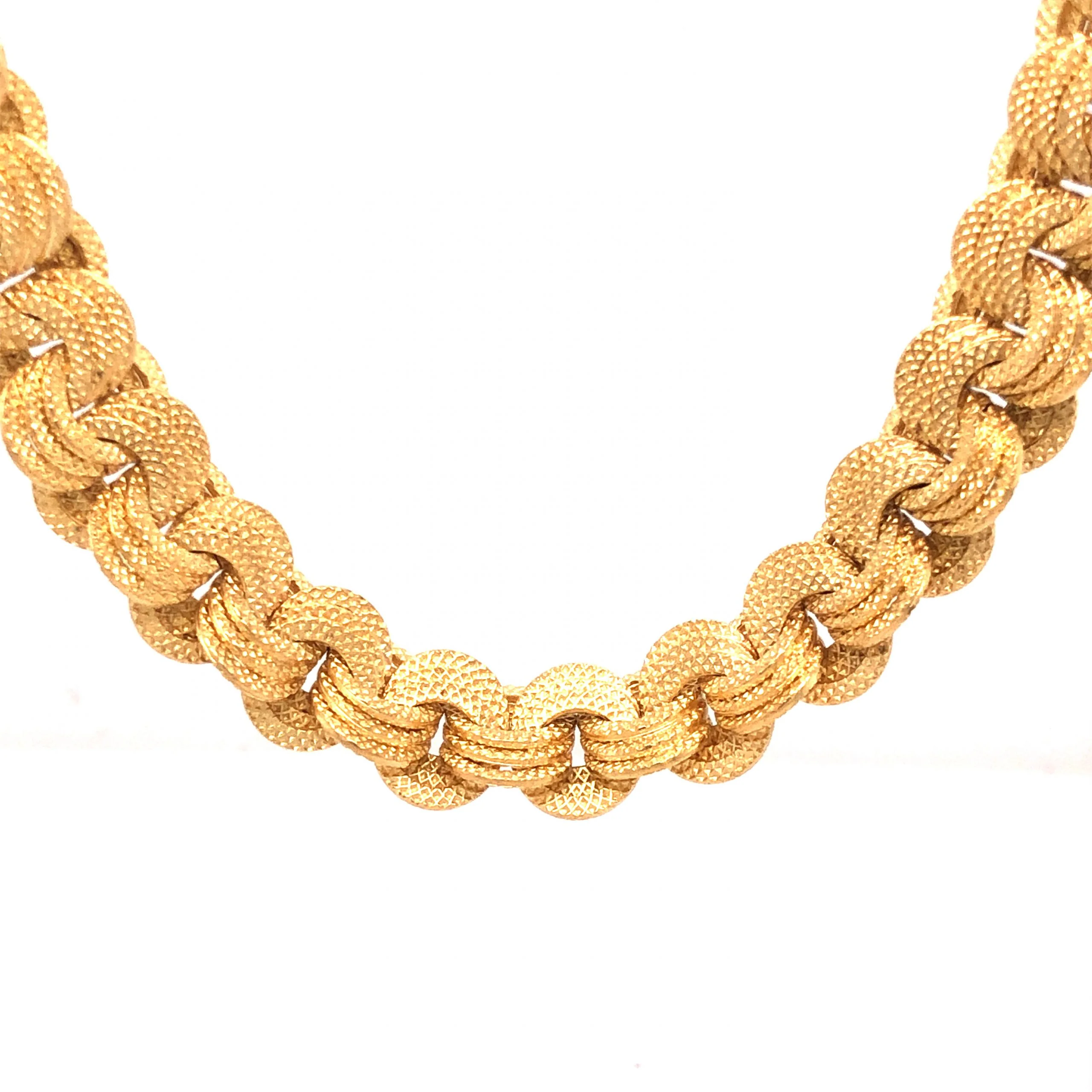 Shreve Crump & Low Woven Necklace in 18k Yellow Gold - Image 2