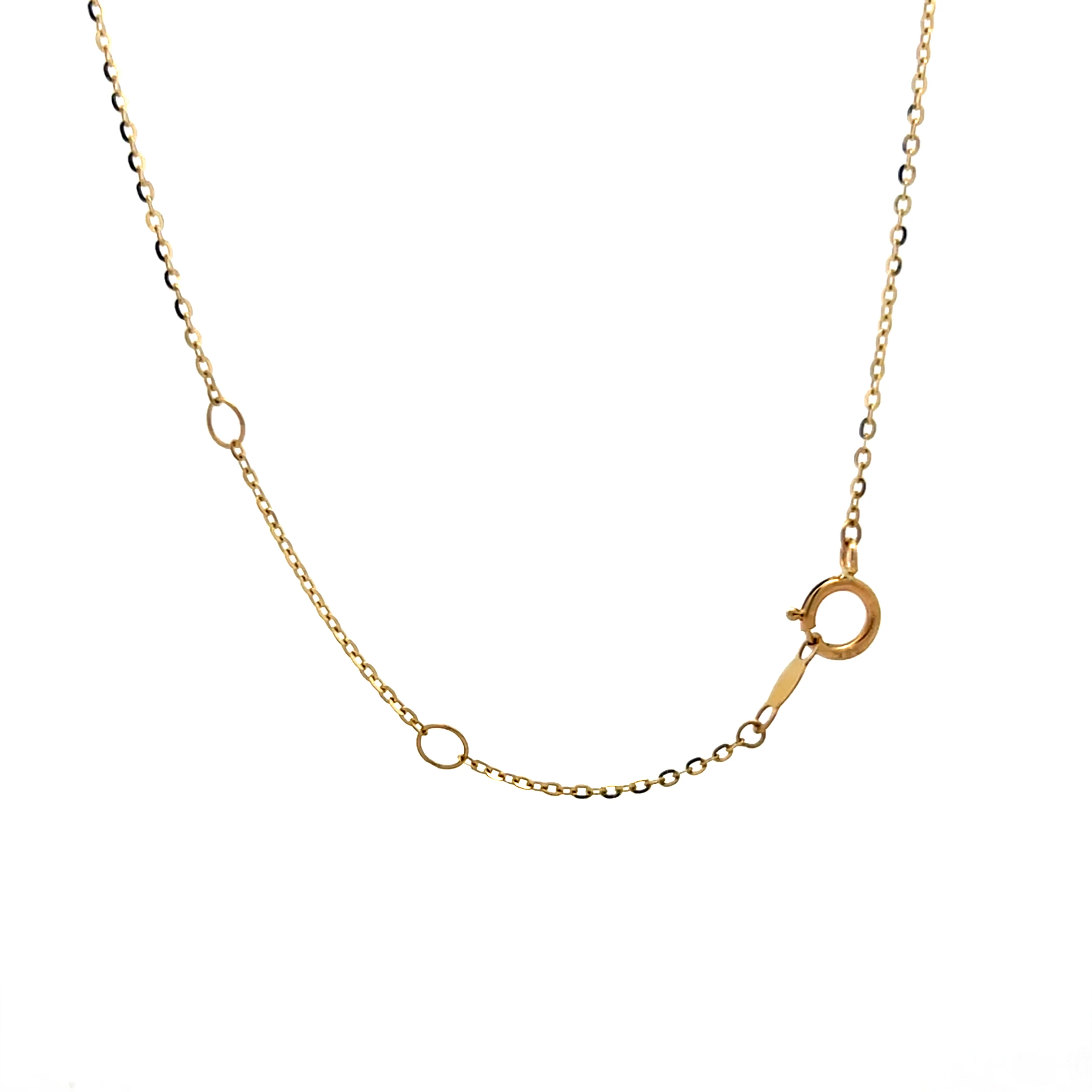Simple Heart Shaped Pendant Necklace in 14k - Image 4