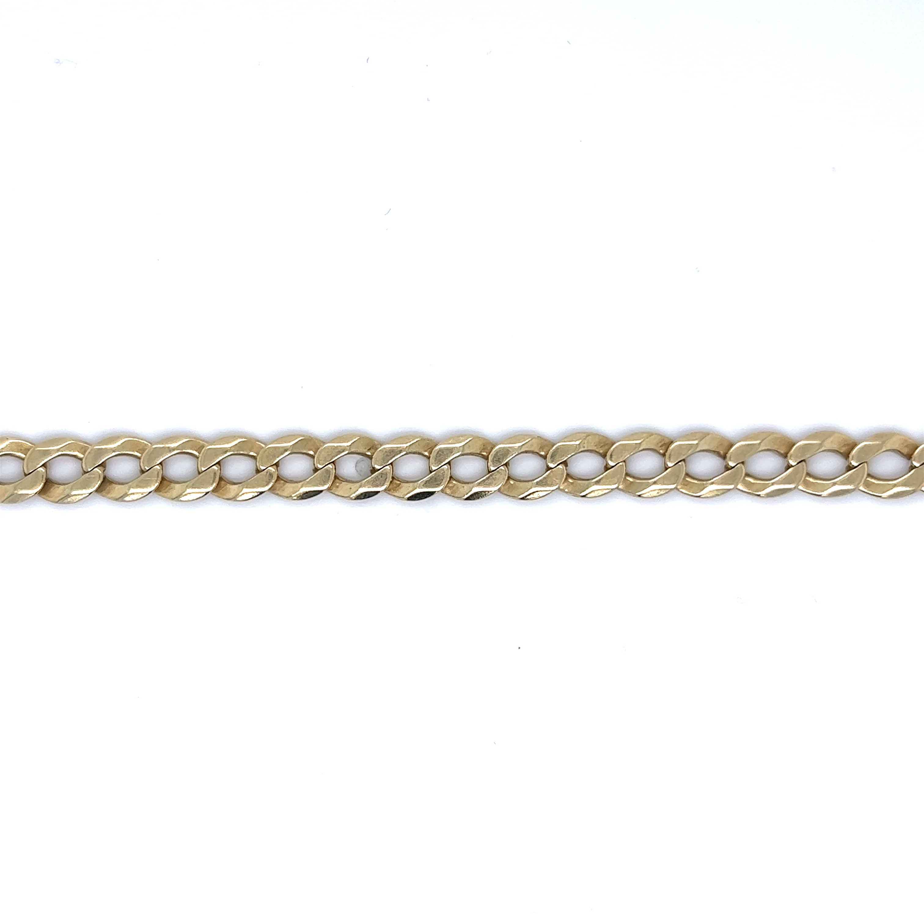 Curb Link Chain Bracelet in 14k Yellow Gold - Image 4