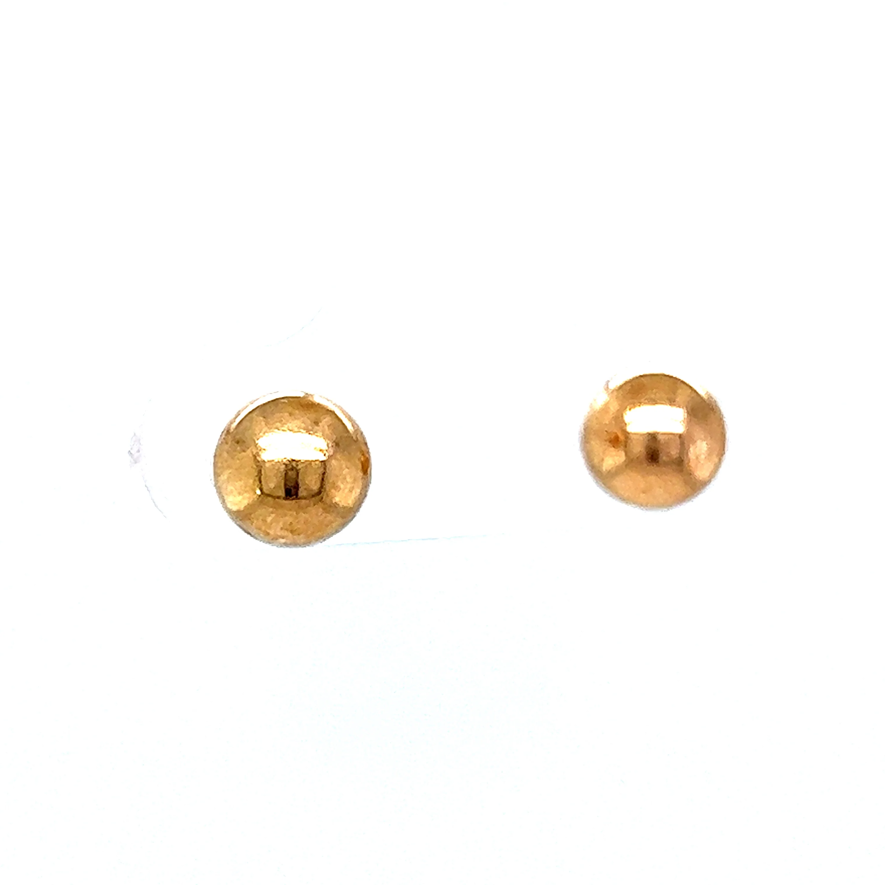 Stylish Stud Earrings in 14k Yellow Gold  in Yellow Gold - Image 3