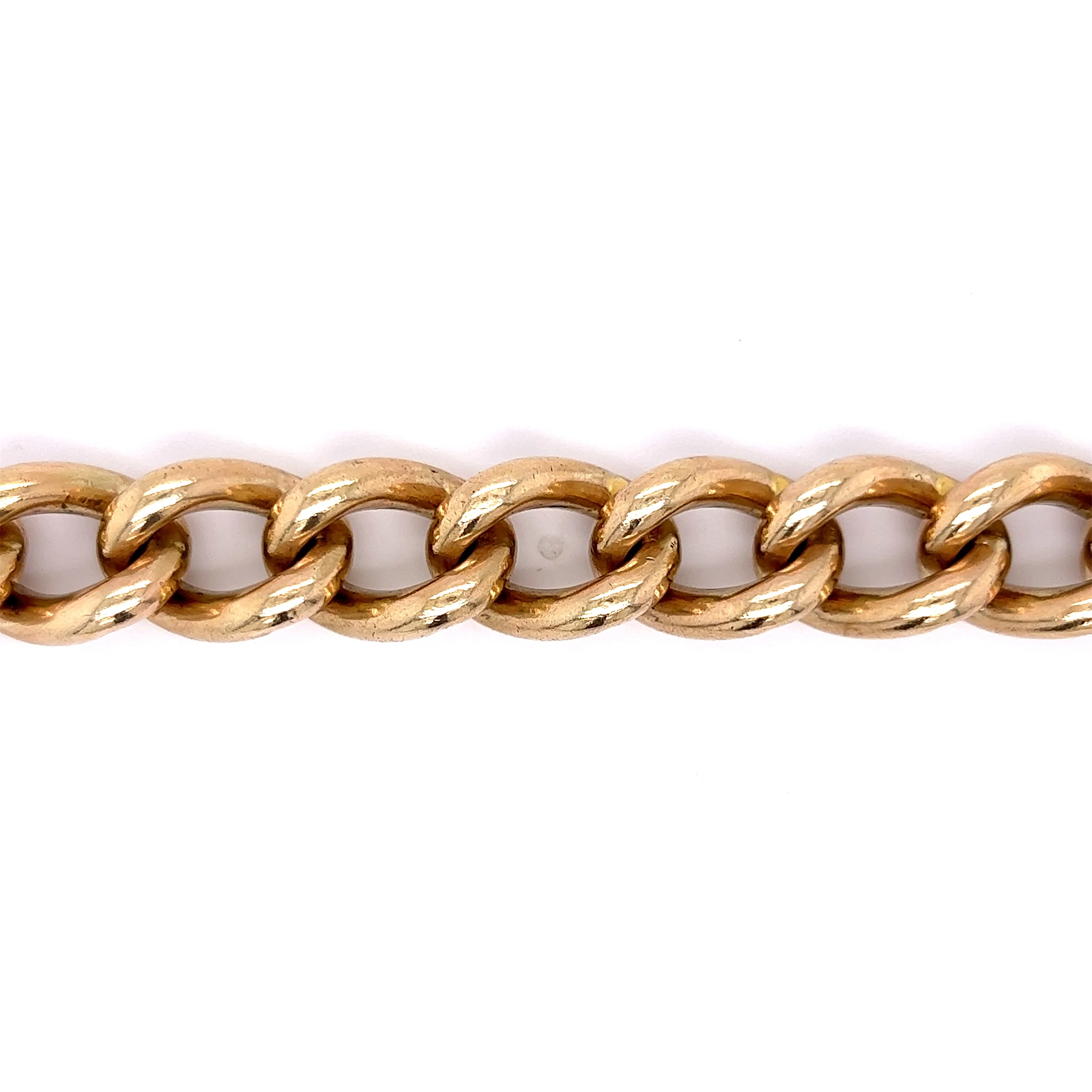Vintage Victorian Chain Bracelet in 10k Yellow Gold - Image 4