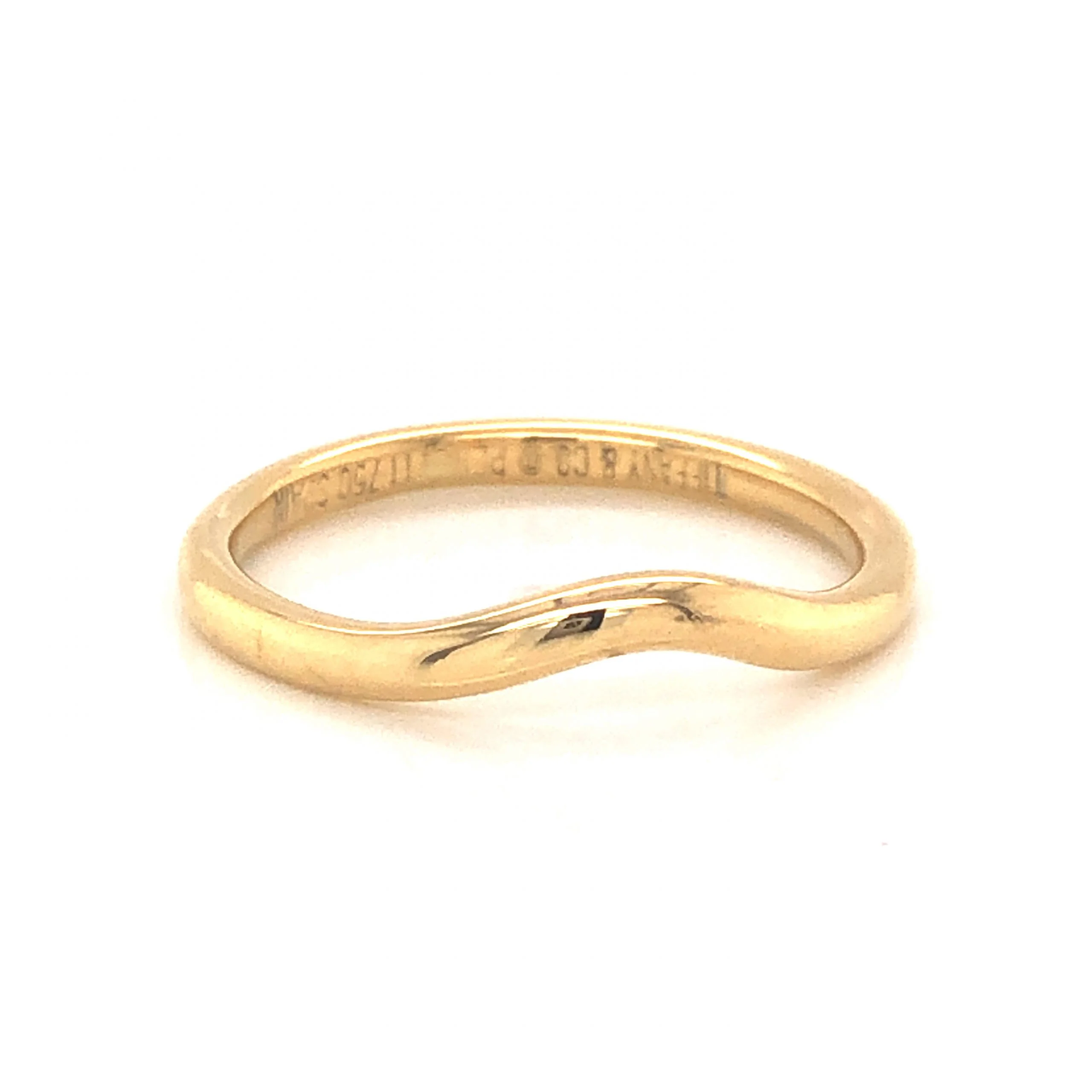 Tiffany & Co. Contoured Wedding Band in 18k Yellow Gold - Image 3