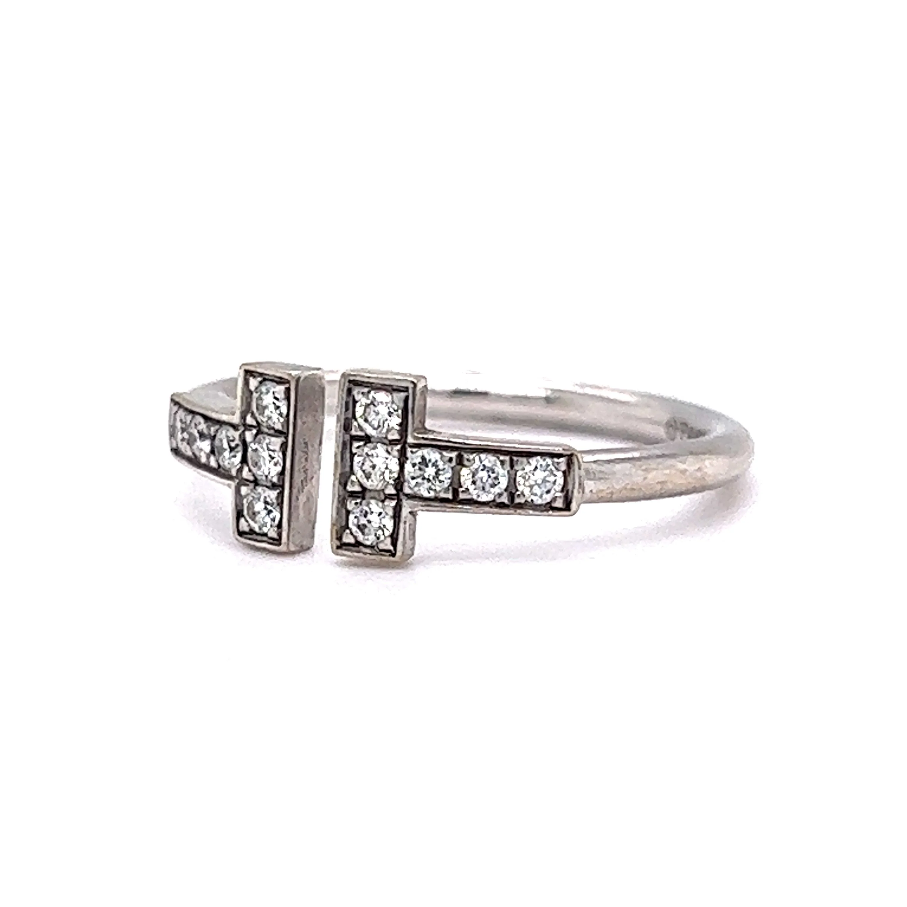 Tiffany & Co. Diamond Band in 18k White Gold - Image 2