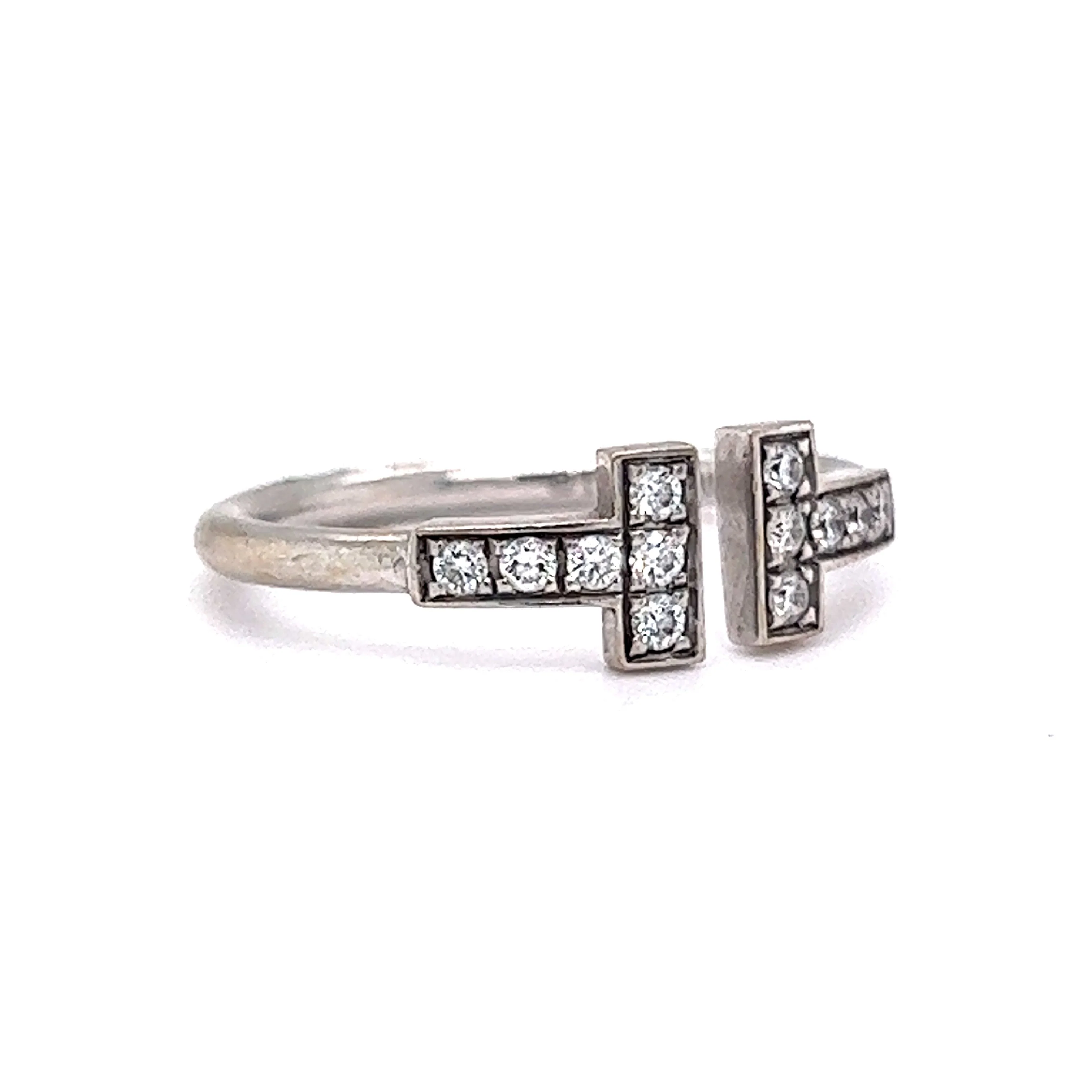 Tiffany & Co. Diamond Band in 18k White Gold - Image 3