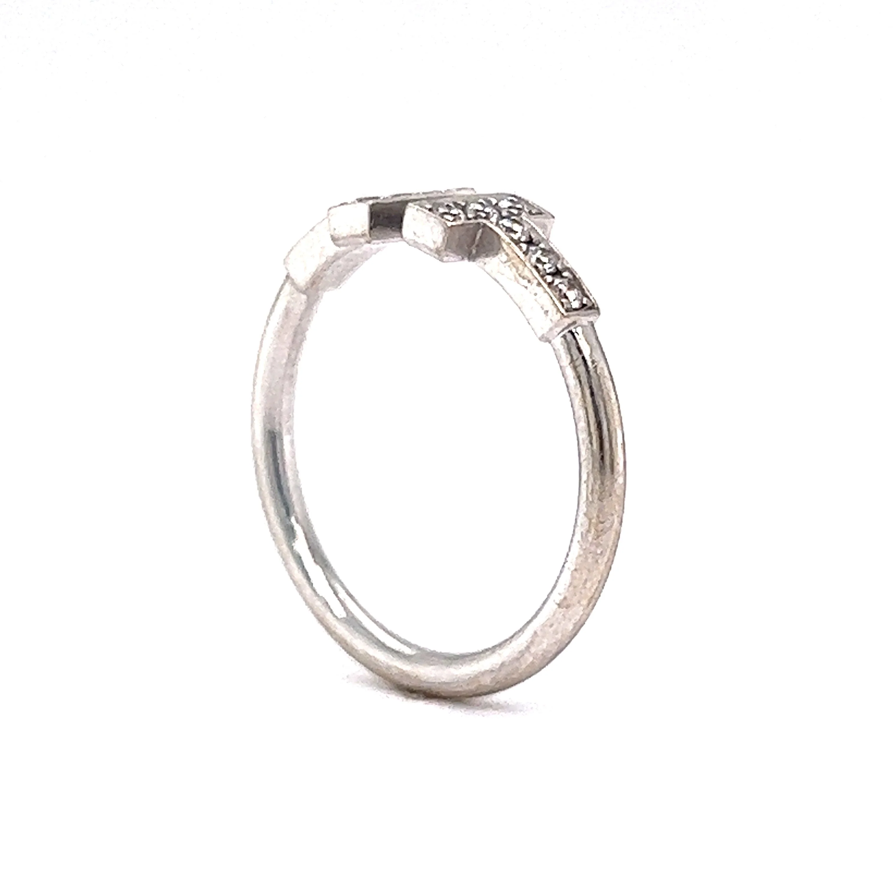 Tiffany & Co. Diamond Band in 18k White Gold - Image 5