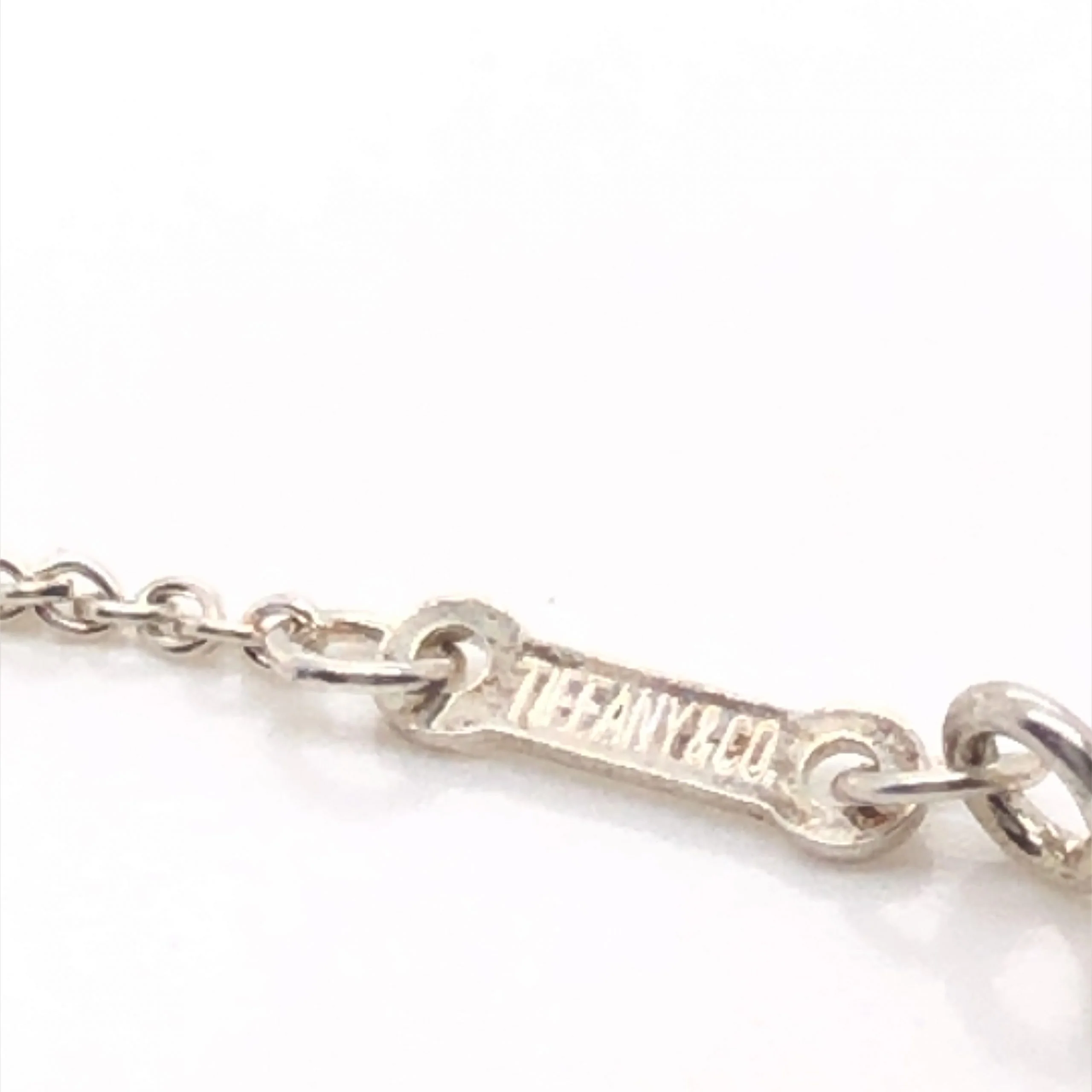 Tiffany & Co. Elsa Peretti "T" Necklace in Sterling Silver - Image 4