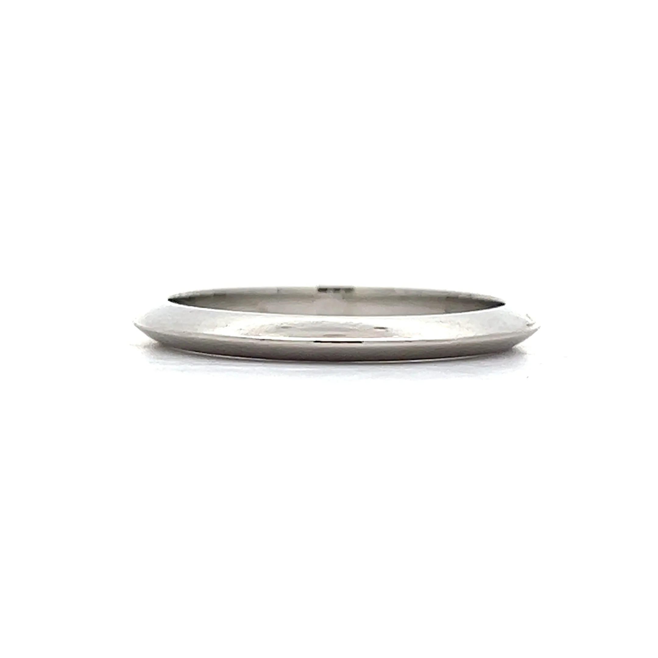 Tiffany & Co Knife Edge Wedding Band in Platinum - Image 2